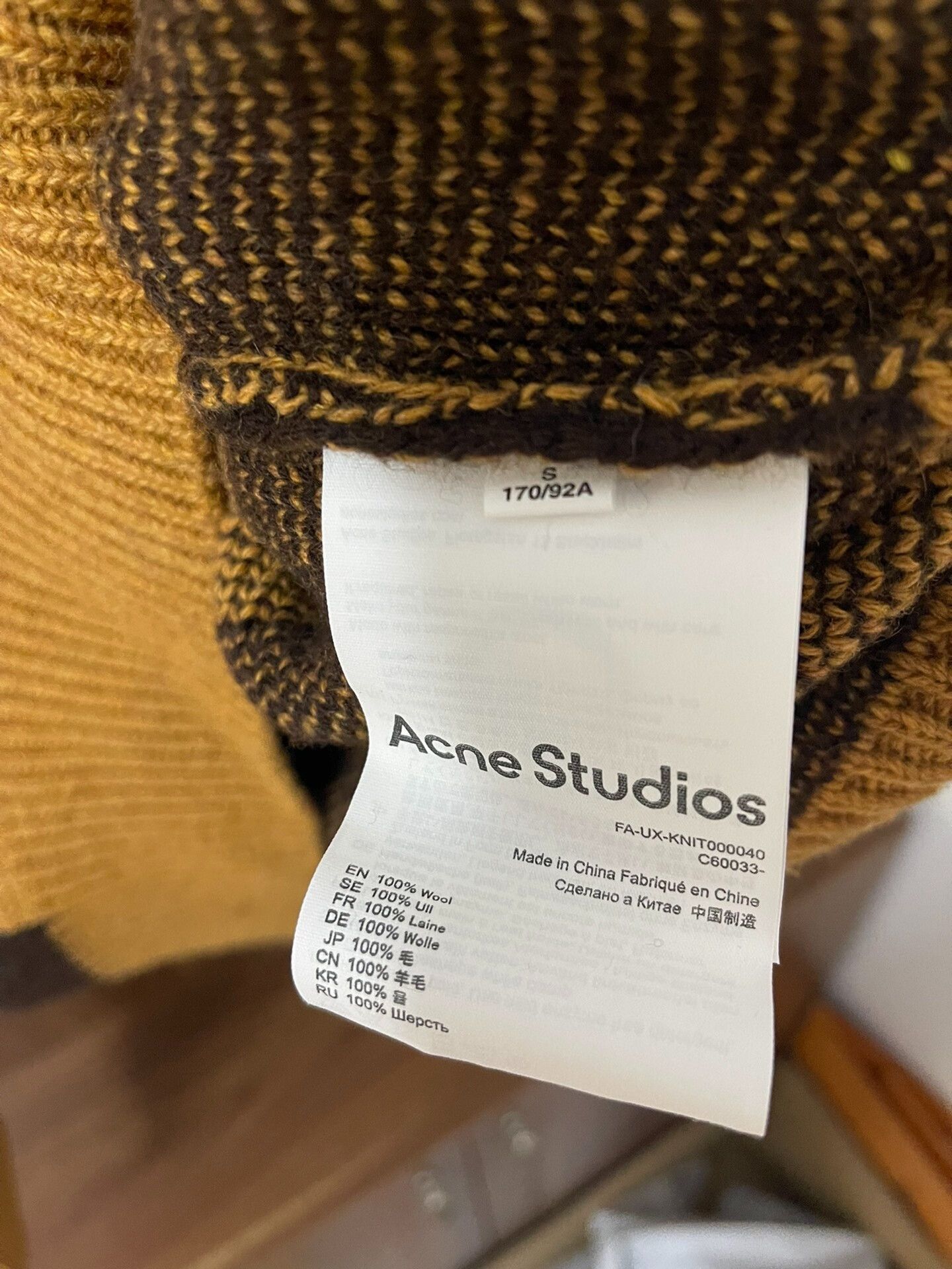 Acne Studios Acne Studios Checkered Knit Sweater Size XS / US 0-2 / IT 36-38 - 6 Thumbnail