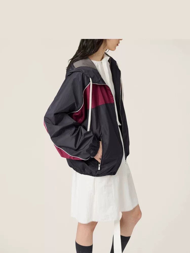 Miu Miu Miu Miu Women's Colorblock Lightweight Jacket Size XS / US 0-2 / IT 36-38 - 4 Thumbnail