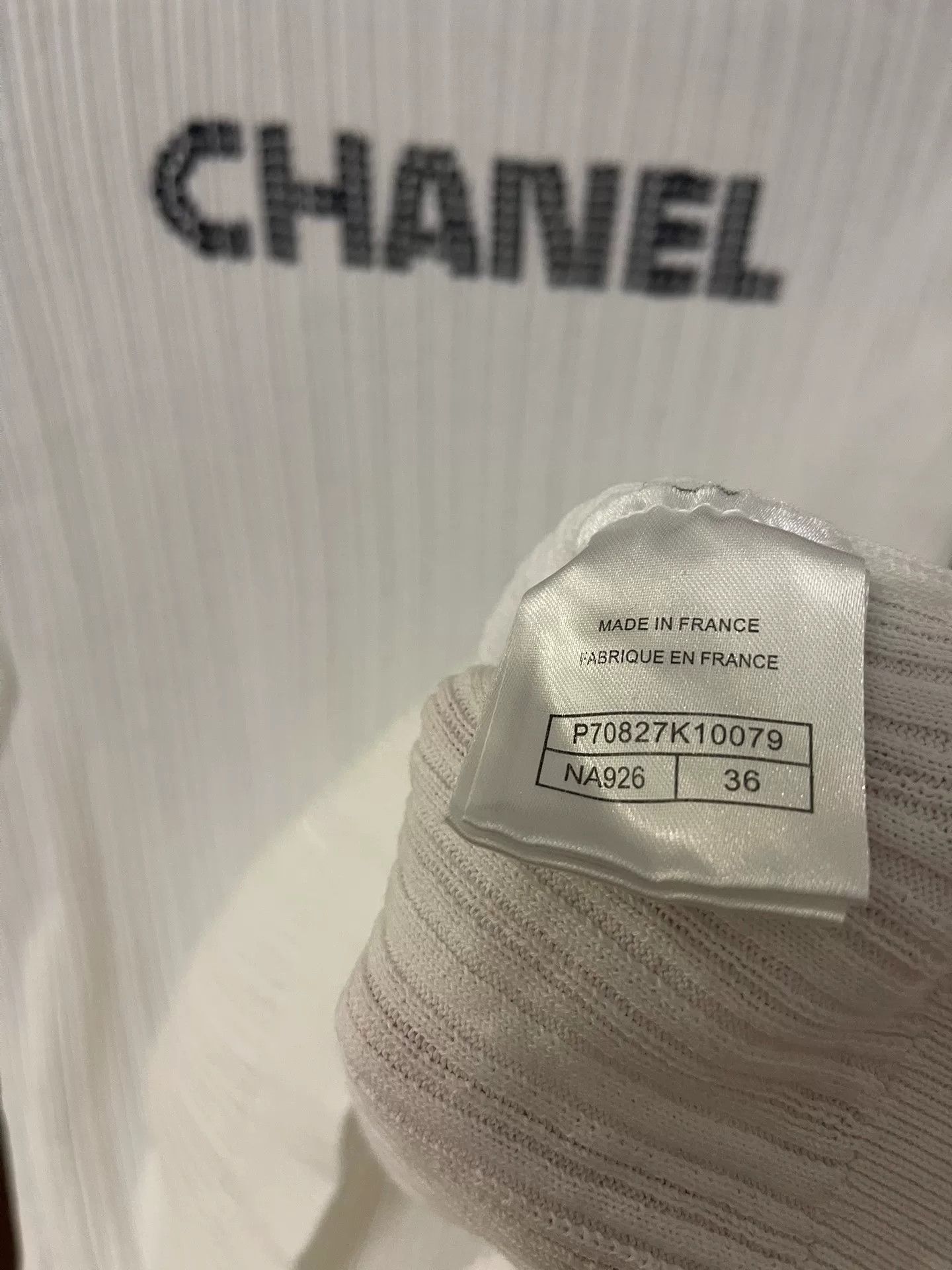 Chanel Chanel Knit Short Sleeve Top Size XS / US 0-2 / IT 36-38 - 3 Thumbnail