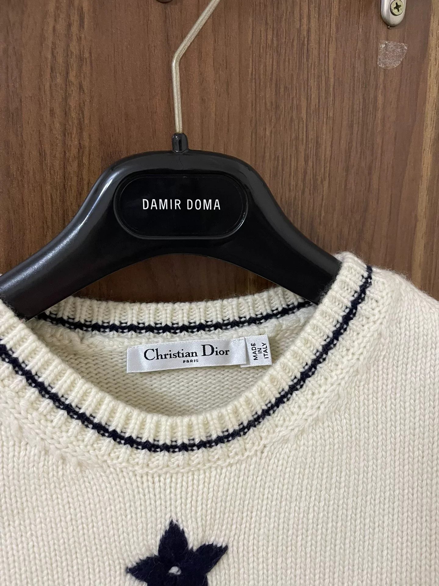 Dior Dior Women's Short Sleeve Sweater Size XS / US 0-2 / IT 36-38 - 2 Thumbnail