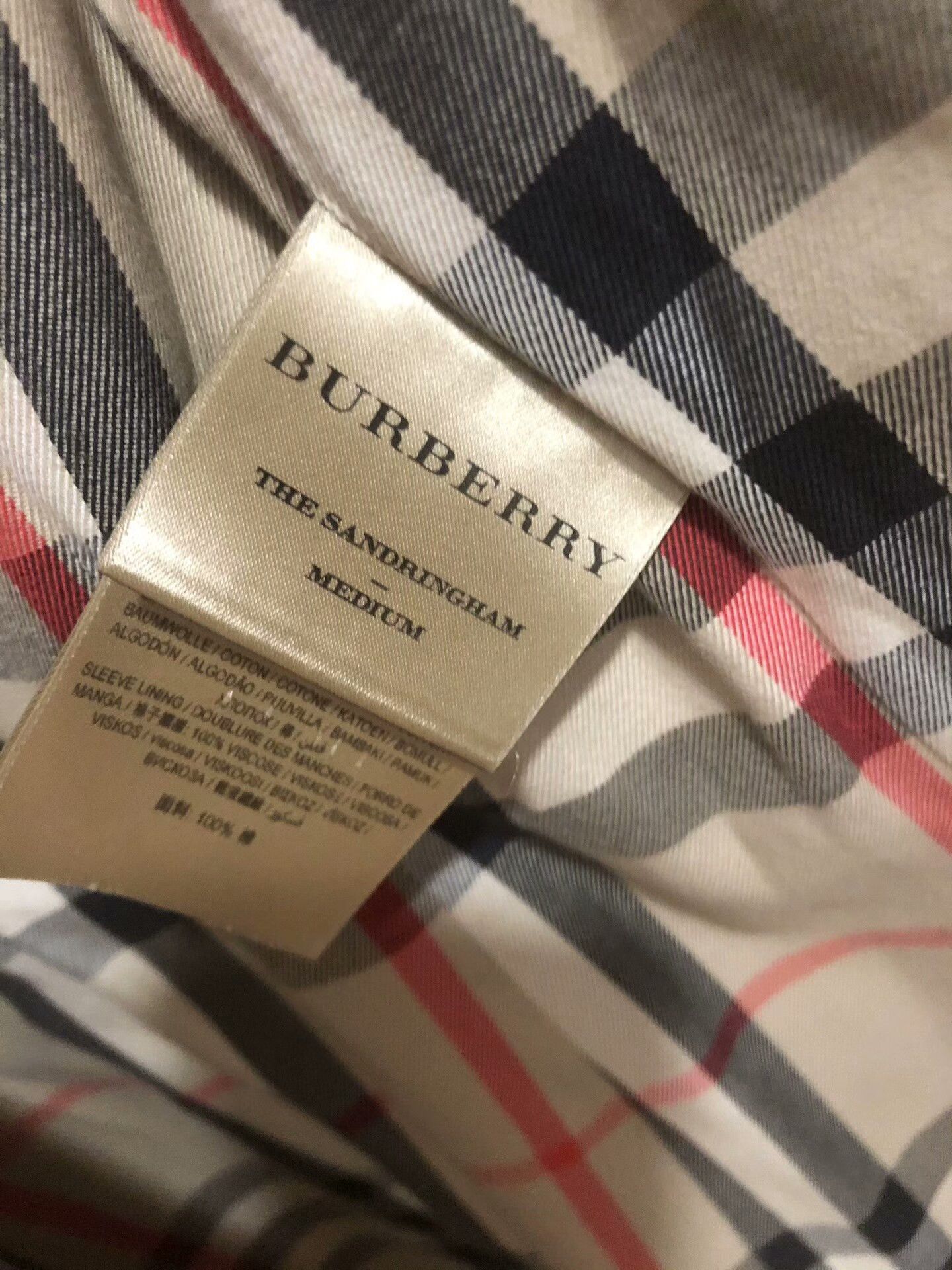 Burberry Burberry Beige Classic Check Coat Size XL / US 12-14 / IT 48-50 - 4 Thumbnail