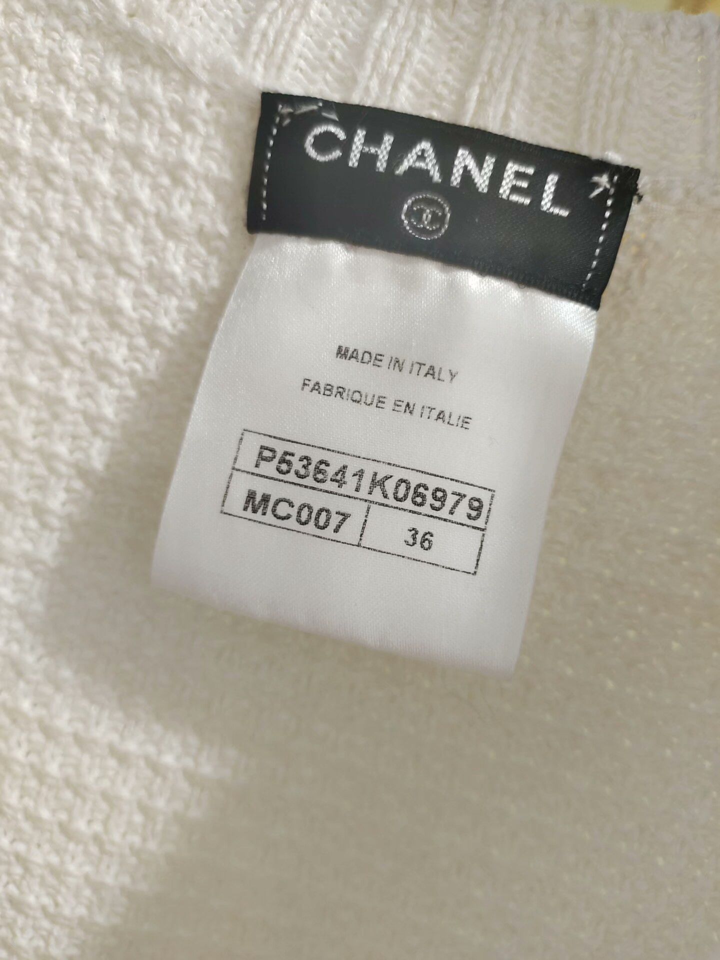 Chanel Chanel Black and White Knit Vest Size XS / US 0-2 / IT 36-38 - 3 Thumbnail
