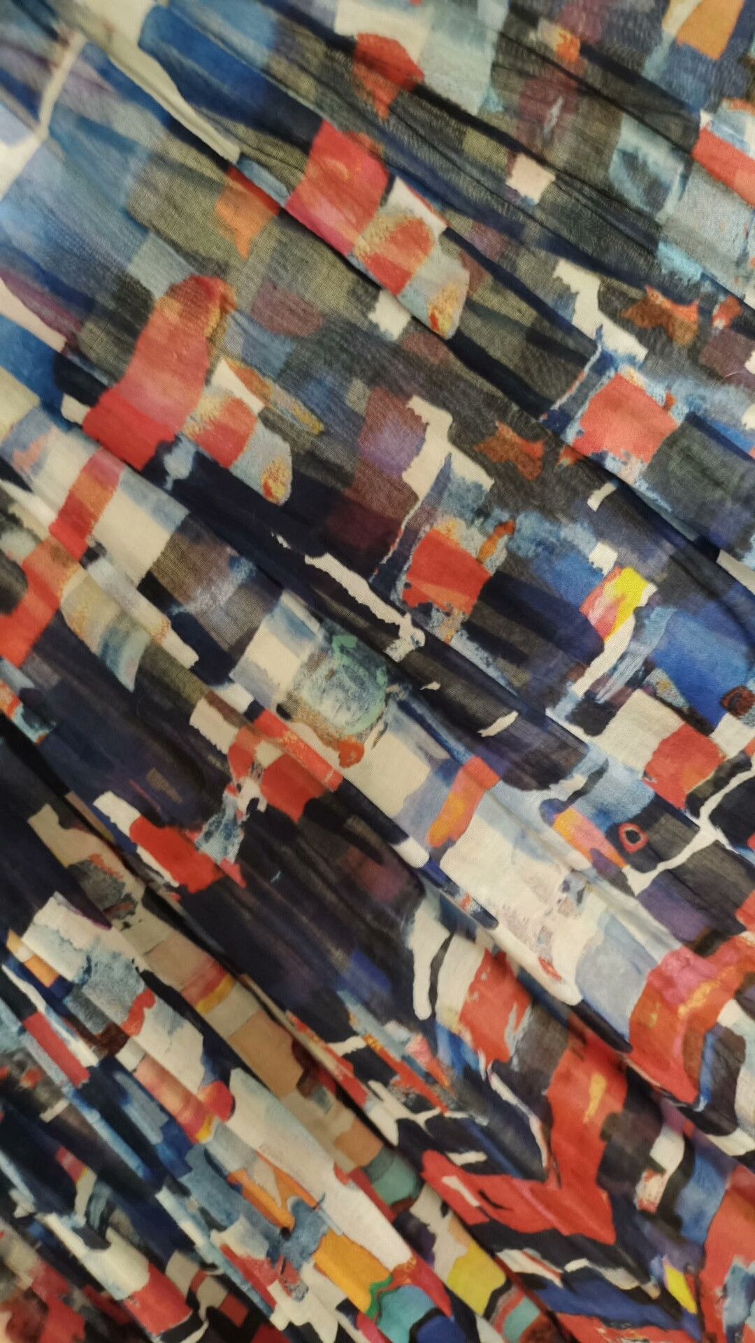 Chanel Chanel Abstract Print Pleated Skirt Size 26" / US 2 / IT 38 - 5 Thumbnail