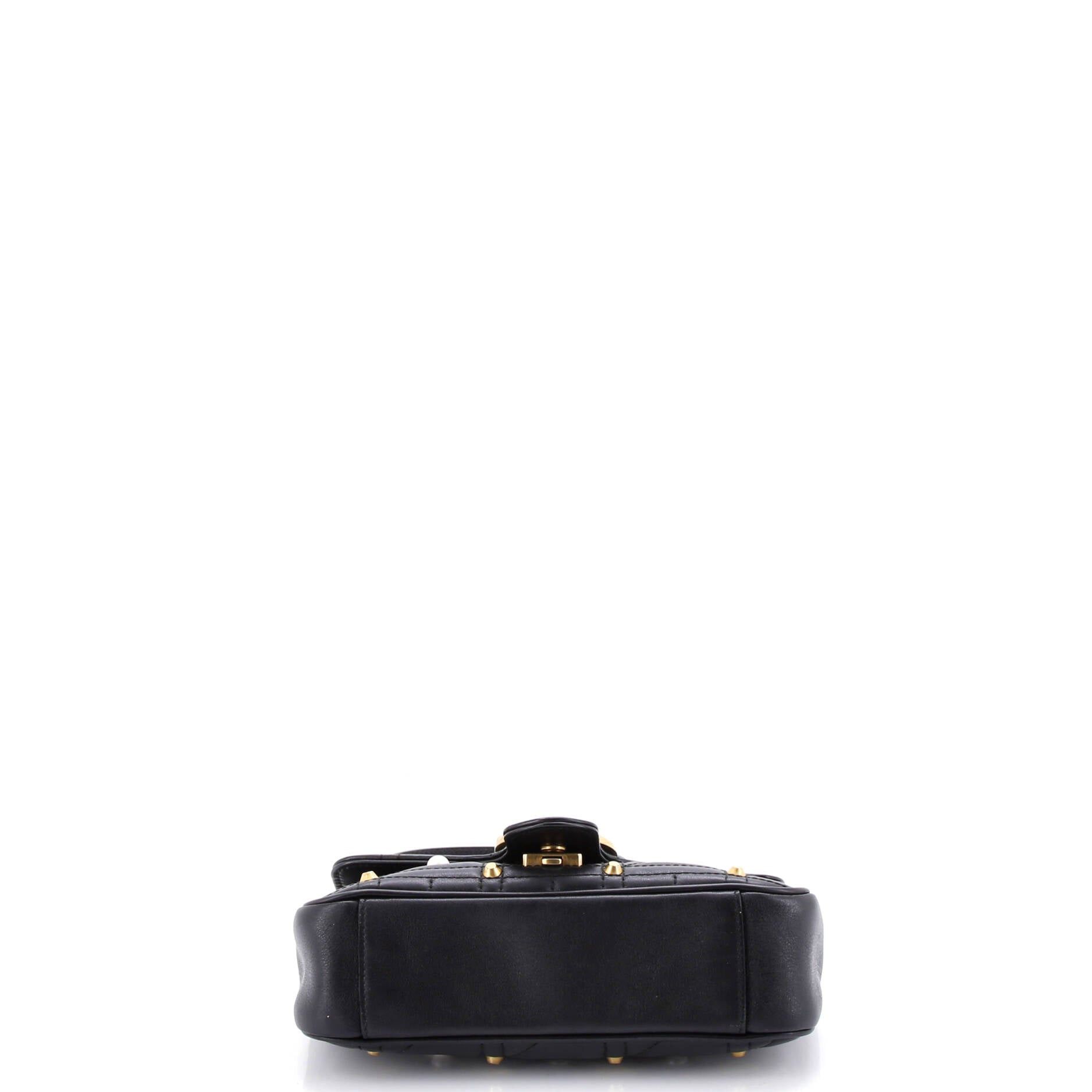 Gucci Pearly GG Marmont Flap Bag Size ONE SIZE - 4 Thumbnail