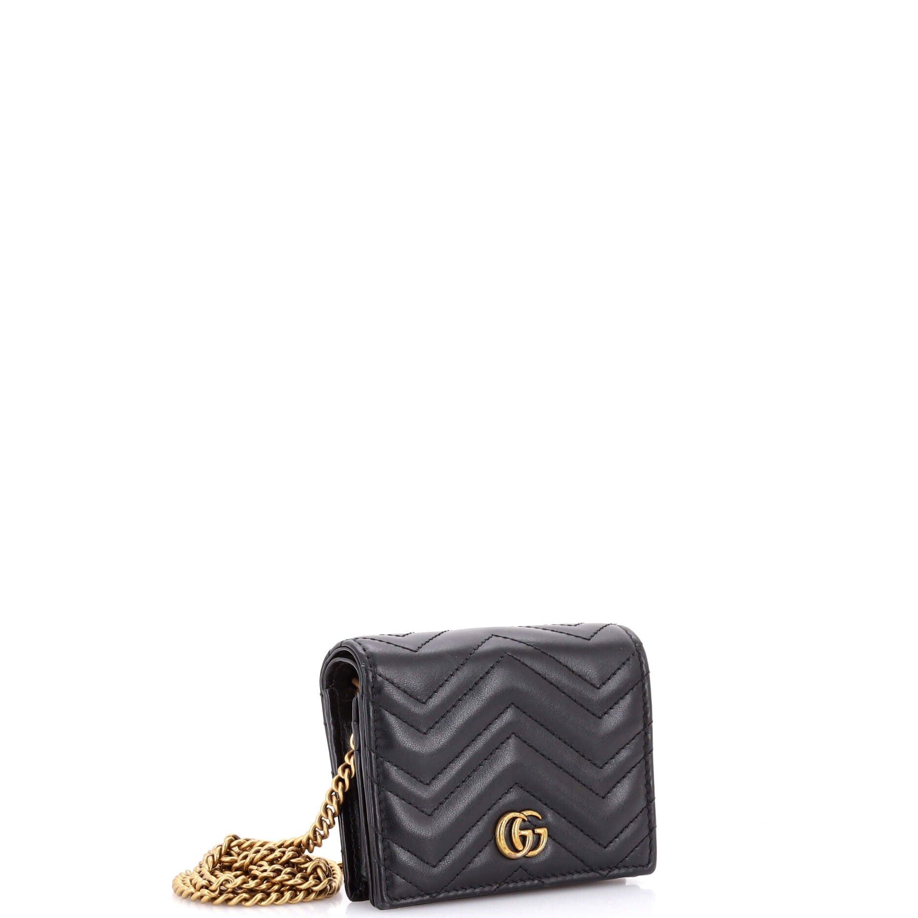 Gucci GG Marmont Card Case on Chain Size ONE SIZE - 2 Thumbnail