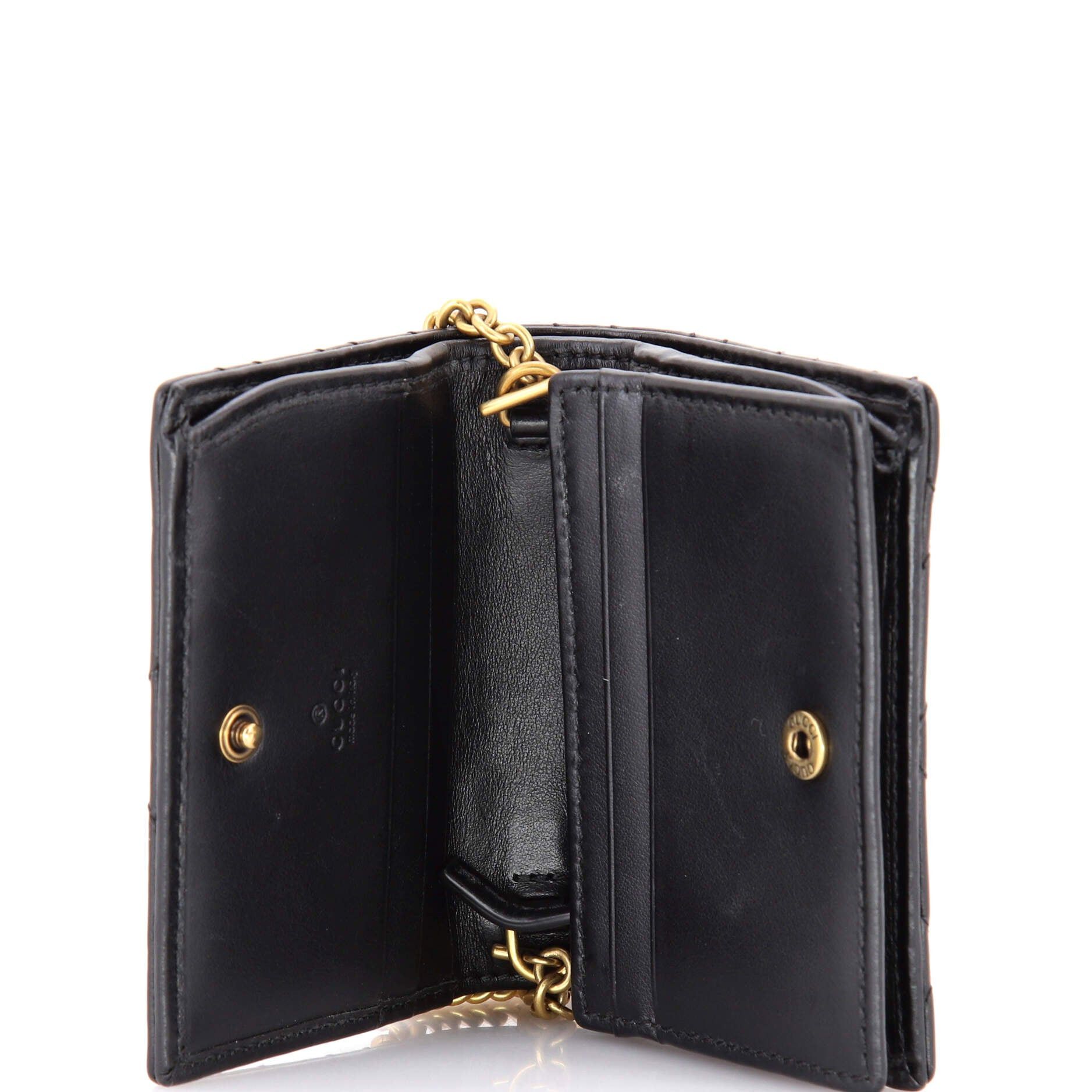 Gucci GG Marmont Card Case on Chain Size ONE SIZE - 5 Thumbnail