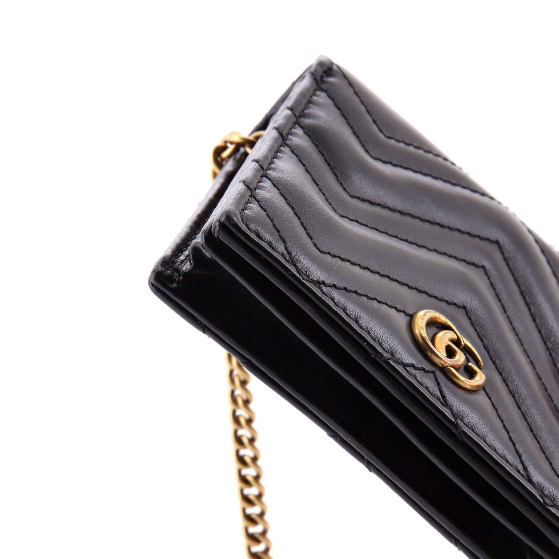 Gucci GG Marmont Card Case on Chain Size ONE SIZE - 6 Thumbnail