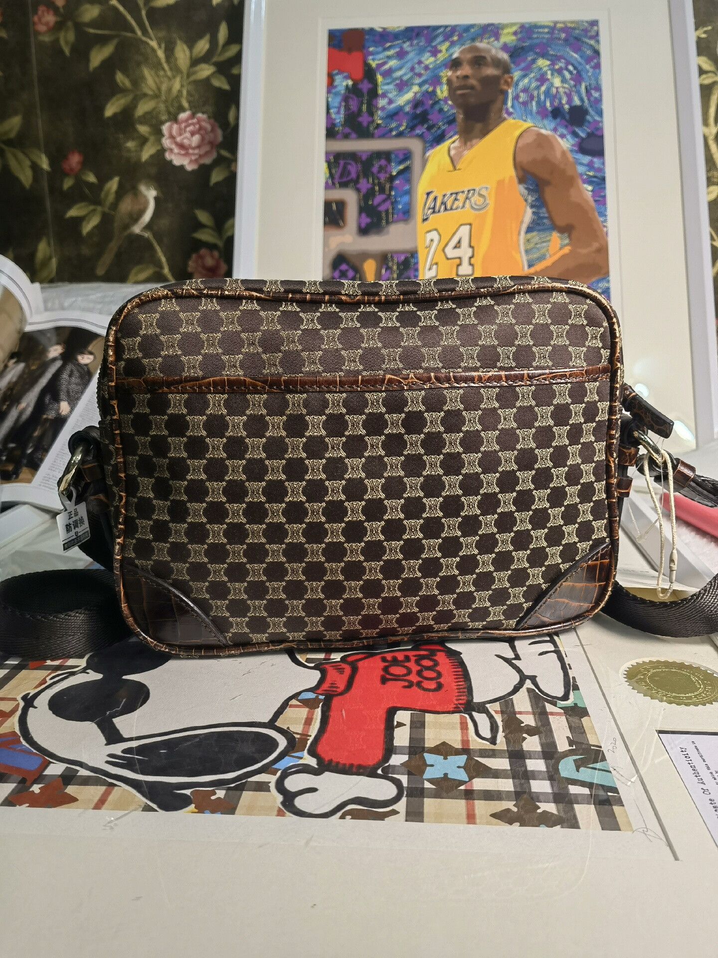 Celine Celine Vintage Canvas Shoulder Bag Size ONE SIZE - 4 Thumbnail