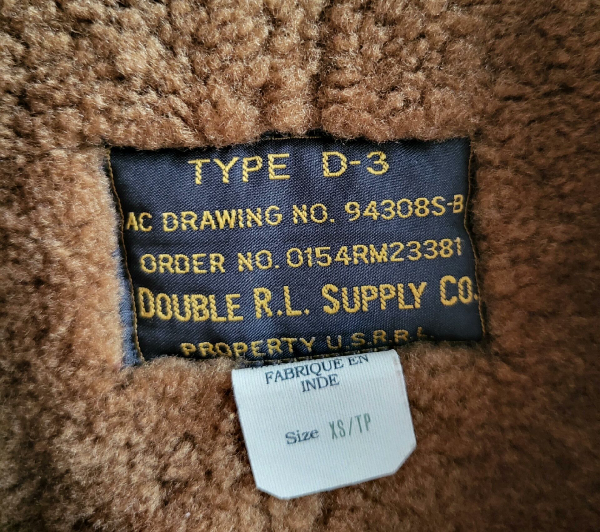 RRL Ralph Lauren RRL Shearling Leather Jacket XS Size US XS / EU 42 / 0 - 3 Thumbnail