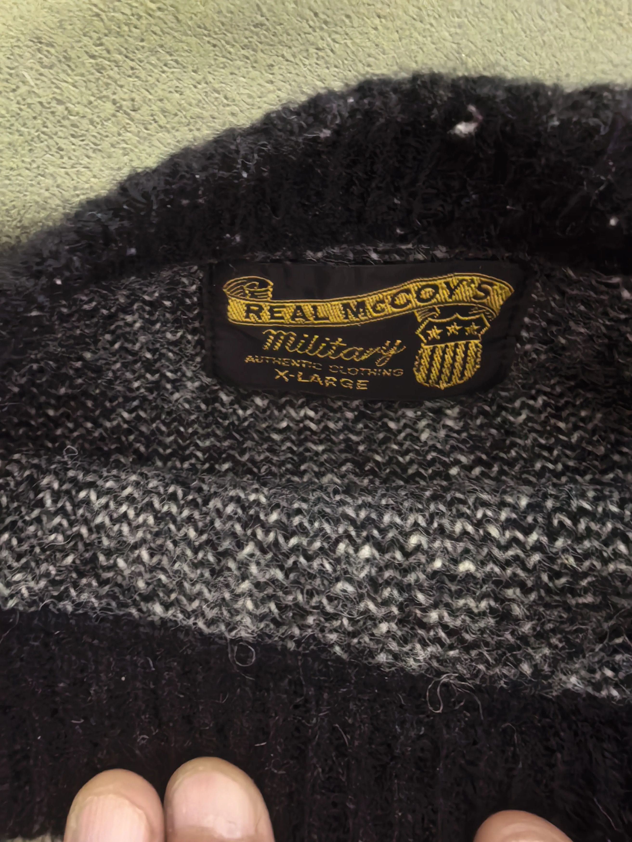 The Real McCoy's Real McCoy's Military Sweater Size US L / EU 52-54 / 3 - 2 Thumbnail