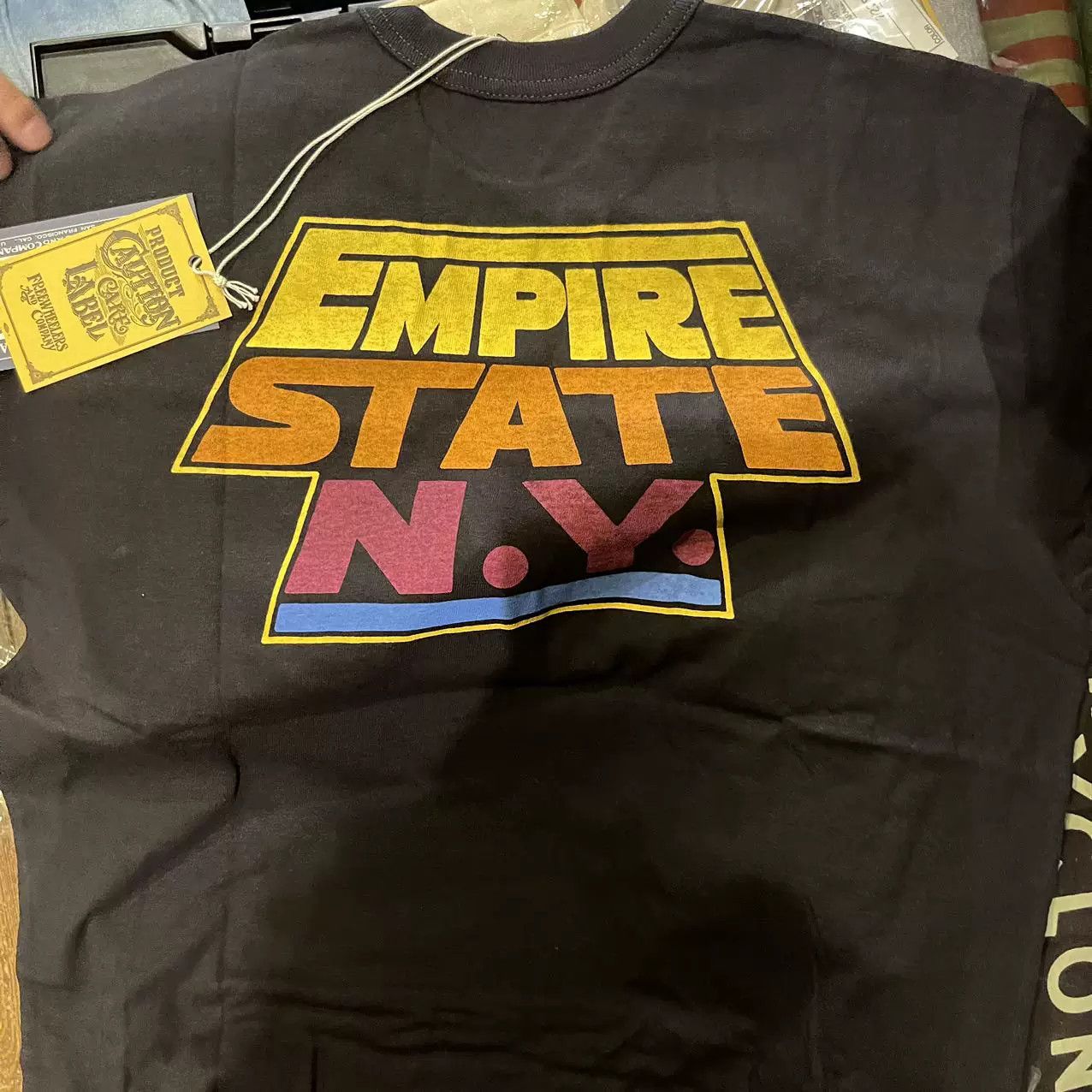 Freewheelers Vintage Empire State NY Graphic T-Shirt Size US L / EU 52-54 / 3 - 2 Thumbnail