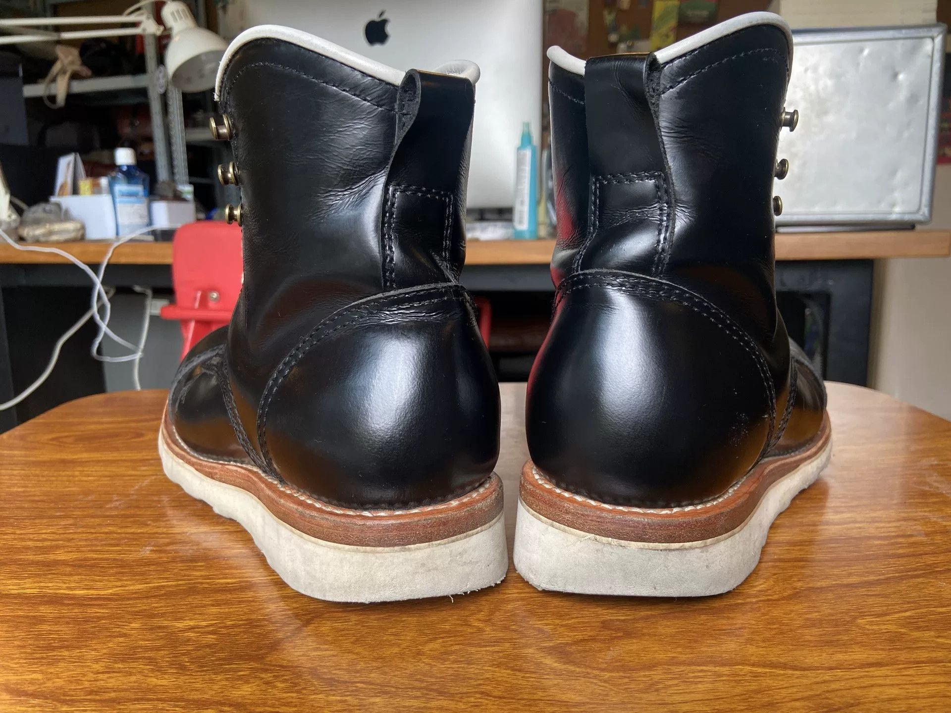 Greats Greats Handcrafted Black Combat Boots Size US 7 / EU 40 - 3 Thumbnail
