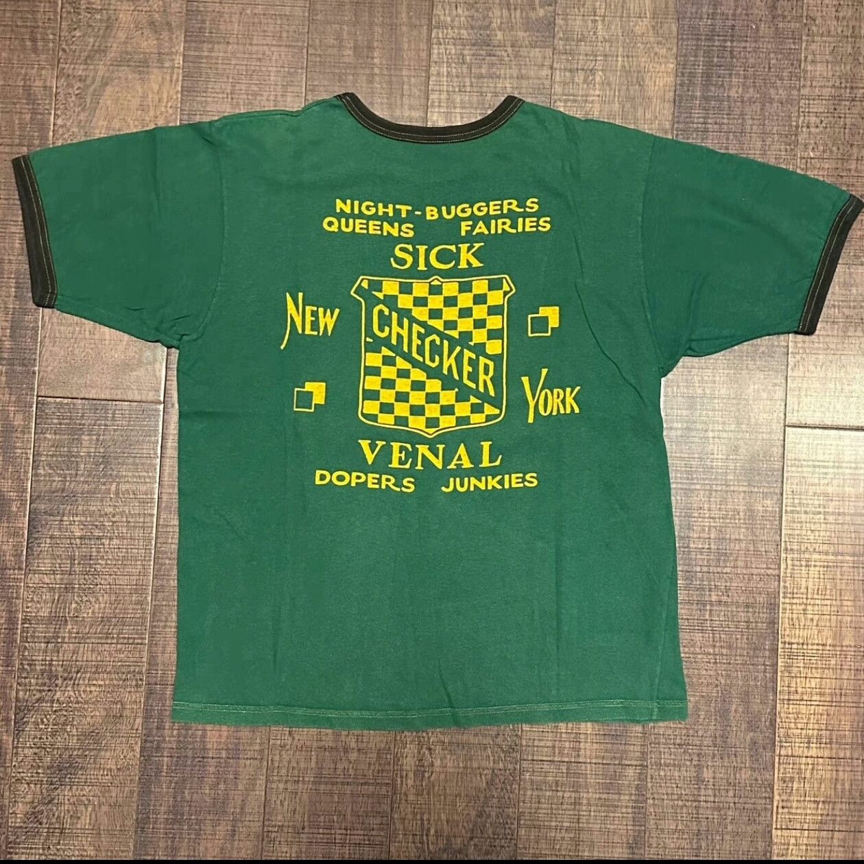 Freewheelers Green Graphic Short Sleeve T-Shirt Size US M / EU 48-50 / 2 - 2 Thumbnail