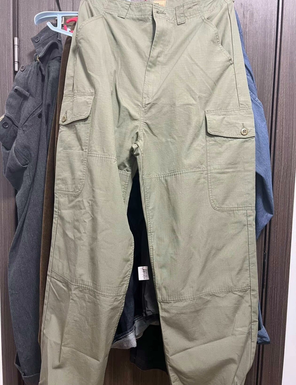 Nigel Cabourn Nigel Cabourn Green Cargo Pants Size 32 Size US 32 / EU 48 - 4 Thumbnail