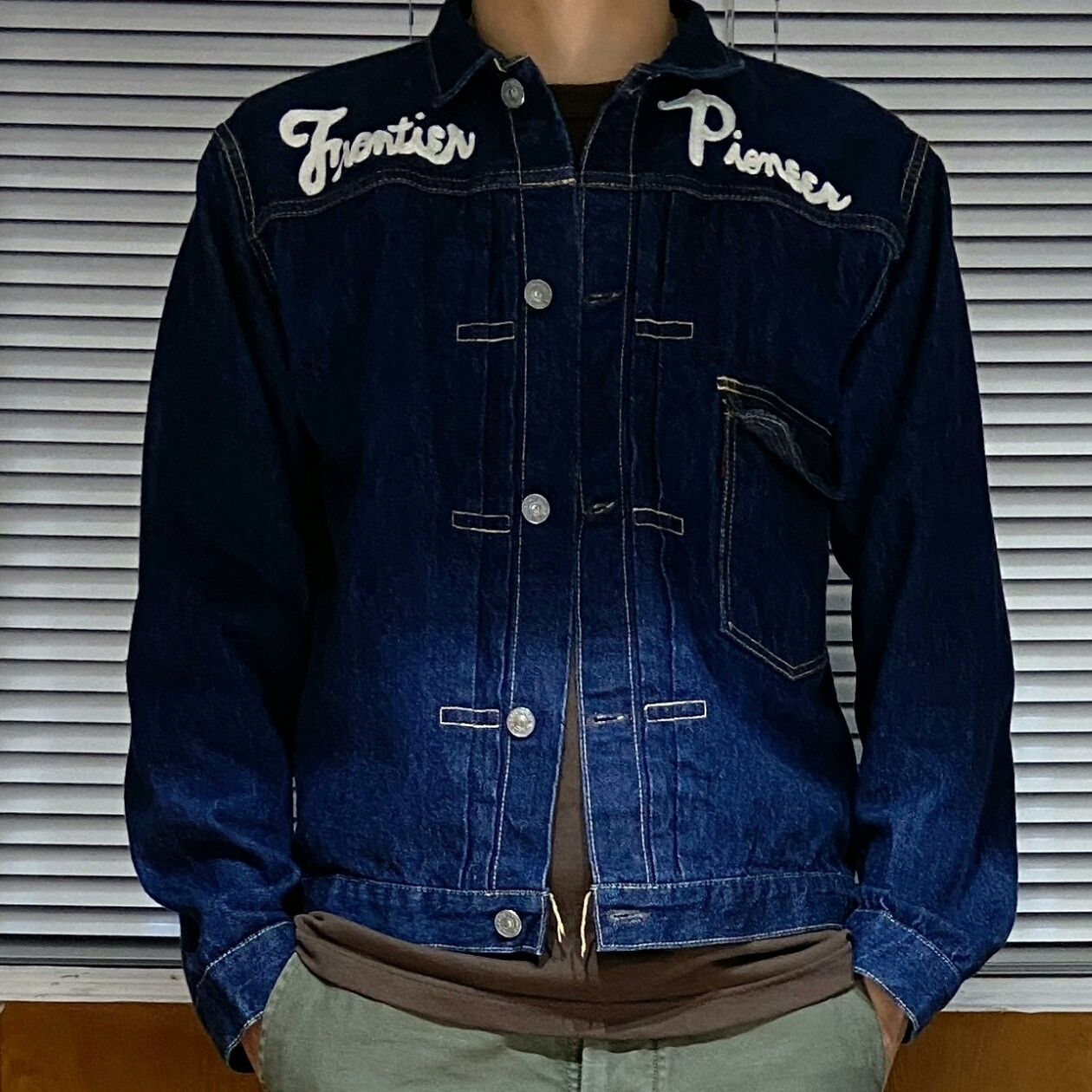 Freewheelers Freewheelers Vanishing West Denim Jacket Size US M / EU 48-50 / 2 - 4 Thumbnail