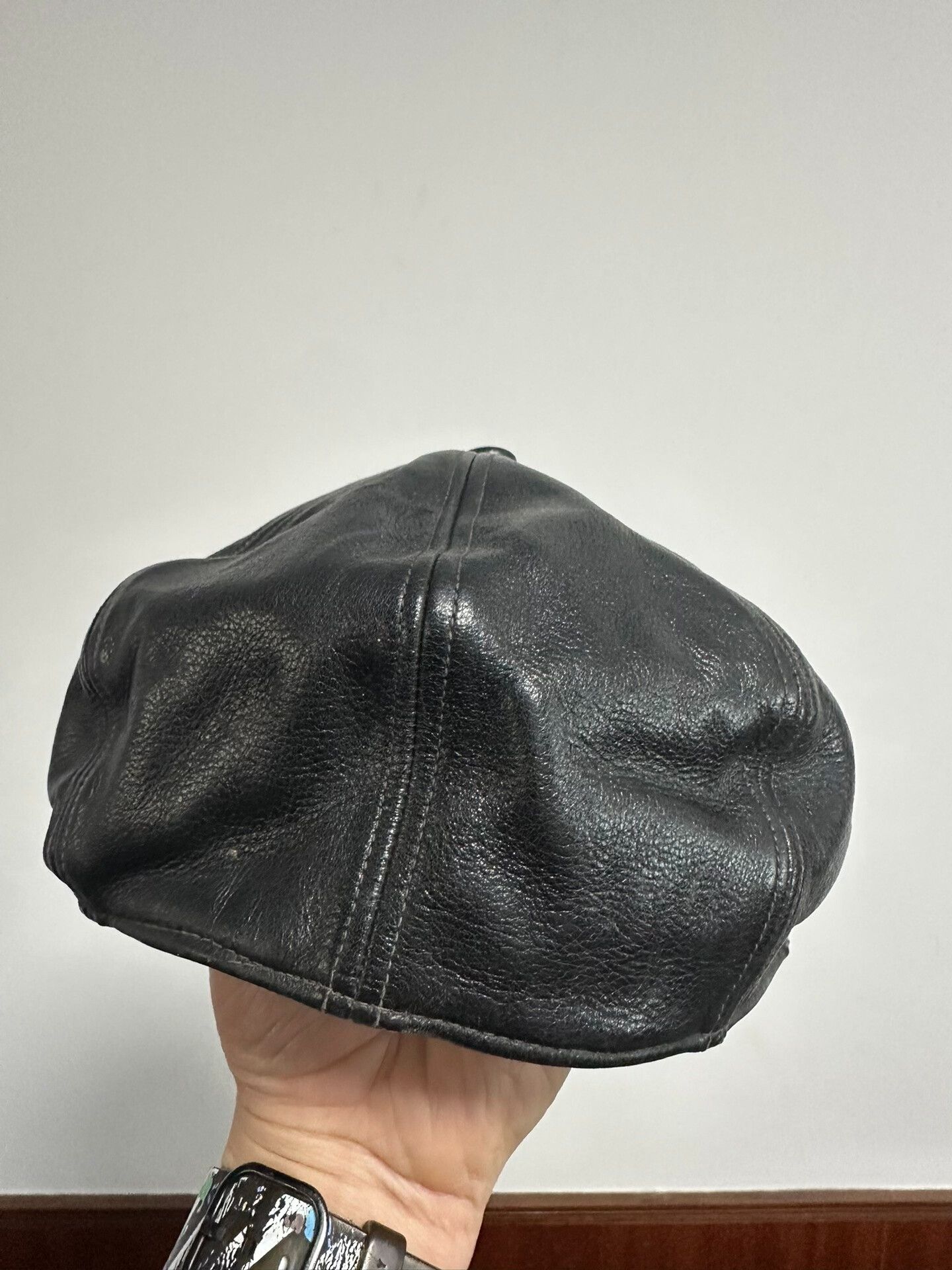 Freewheelers FREEWHEELERS Leather Newsboy Cap Size ONE SIZE - 3 Thumbnail