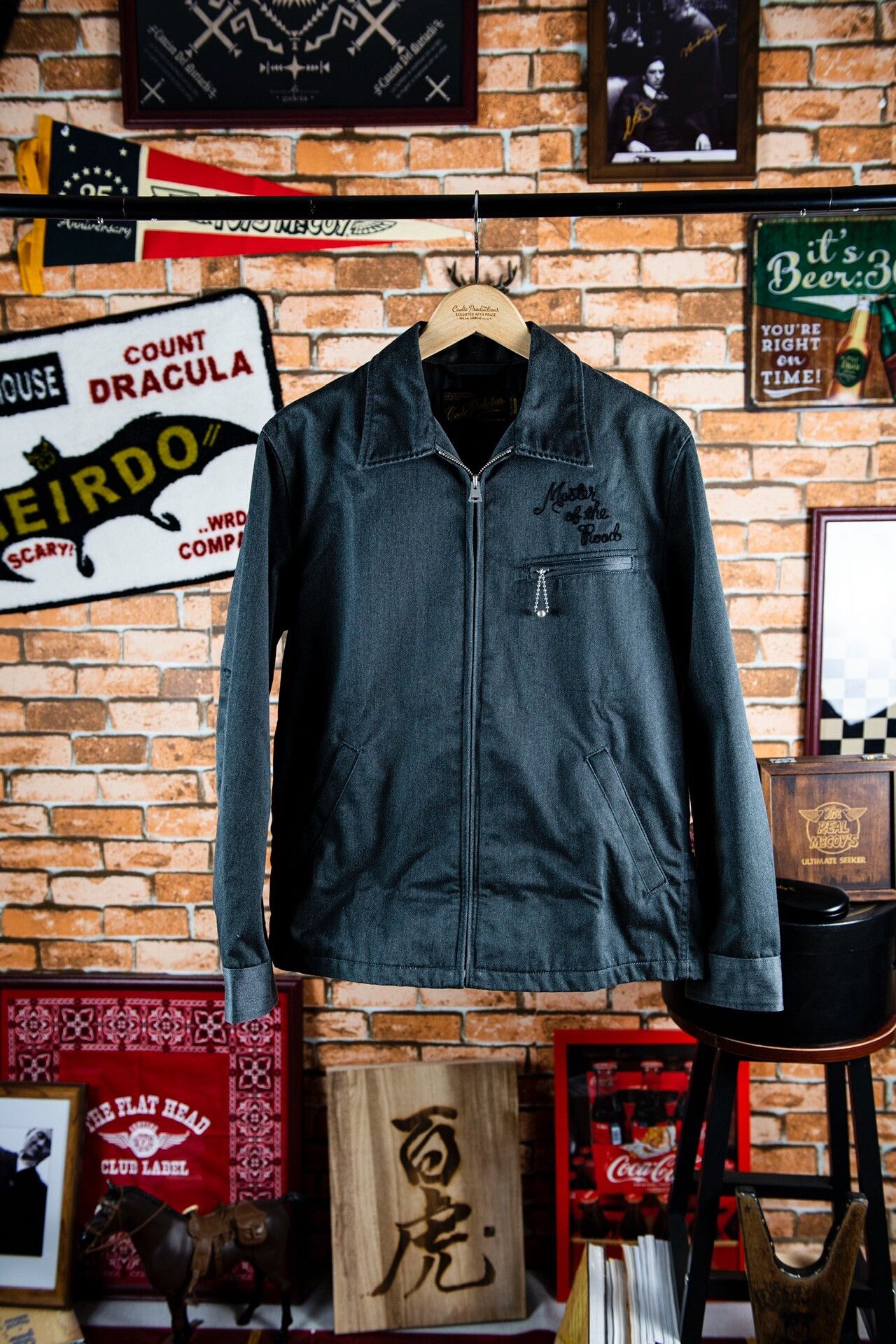Japanese Brand Cootie Gray Motorcycle Jacket M Size Size US M / EU 48-50 / 2 - 2 Thumbnail