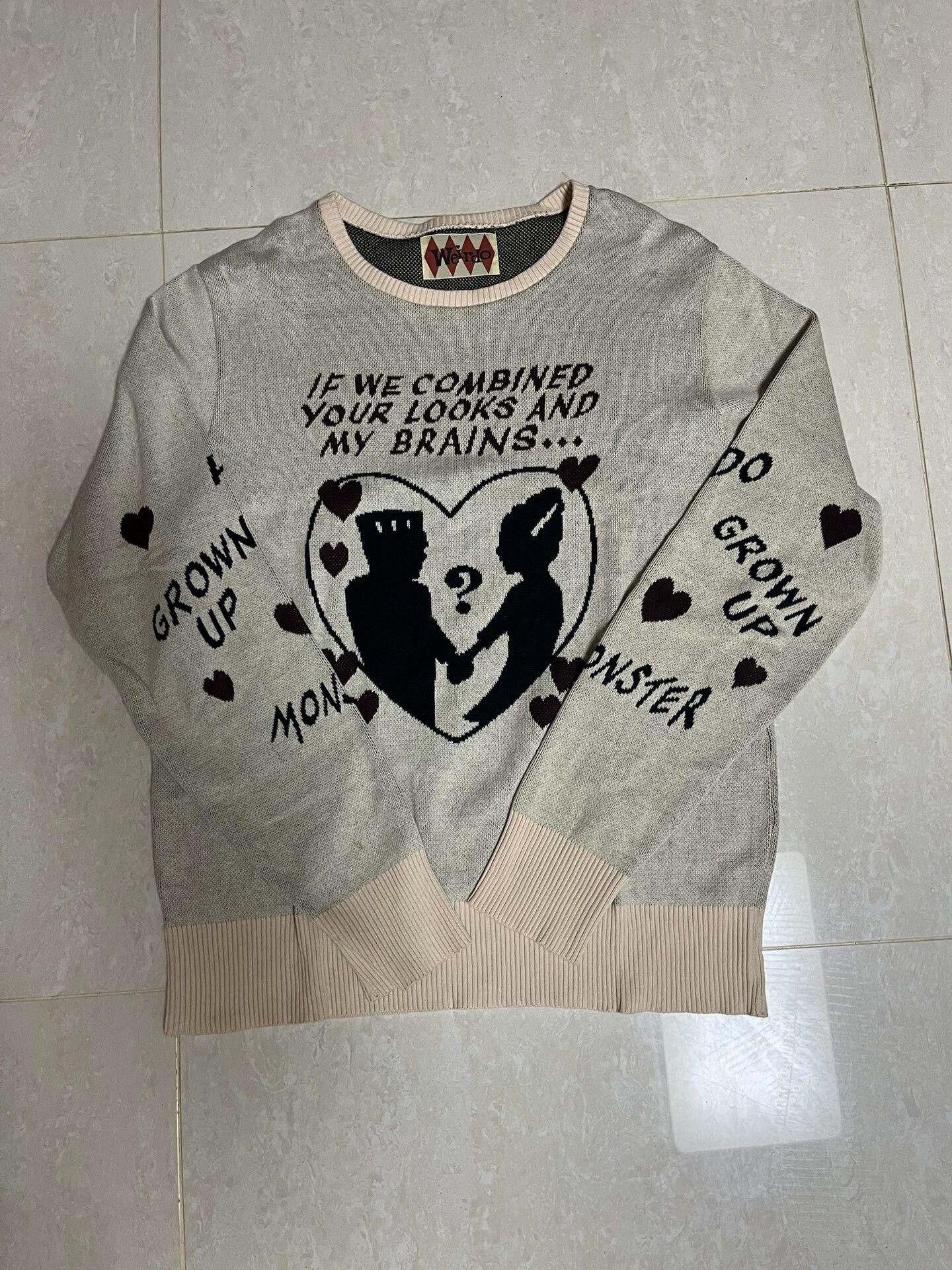 Wacko Maria Weirdo Double-Sided Knit Sweater Size US M / EU 48-50 / 2 - 2 Thumbnail
