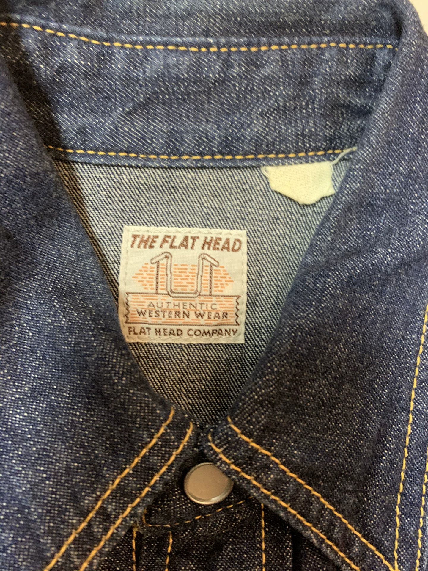 The Flat Head The Flat Head Denim Western Shirt Size US M / EU 48-50 / 2 - 5 Thumbnail