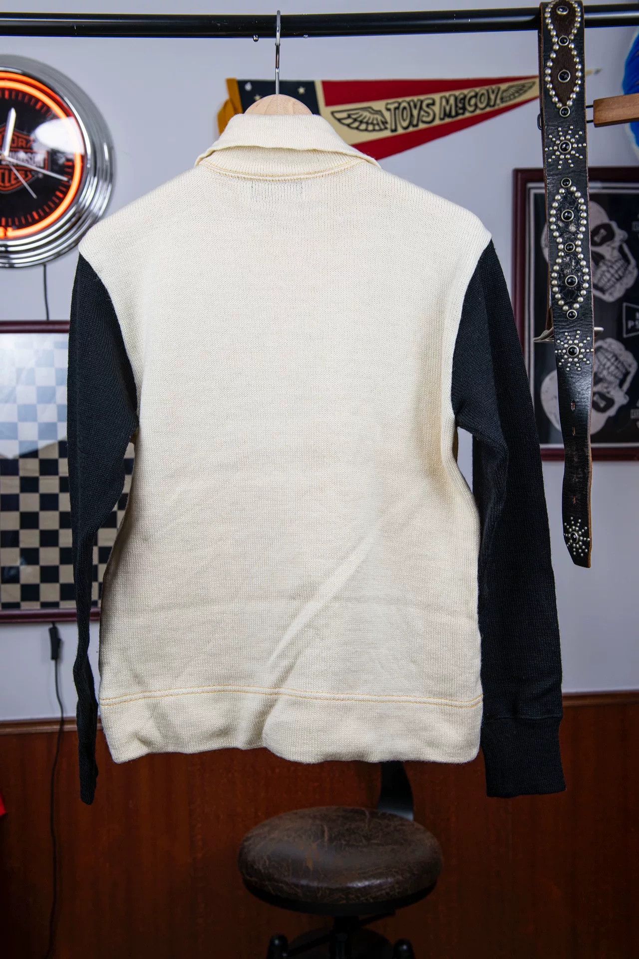 Tenderloin Stylish Zip Sweater with Contrast Sleeves Size US M / EU 48-50 / 2 - 4 Thumbnail