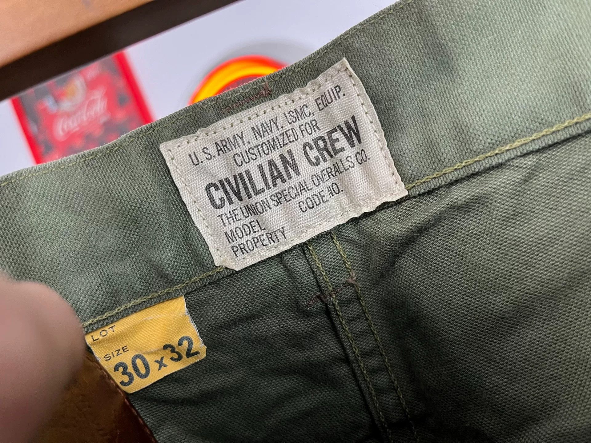 Freewheelers Freewheelers Civilian Crew Olive Pants Size US 30 / EU 46 - 3 Thumbnail