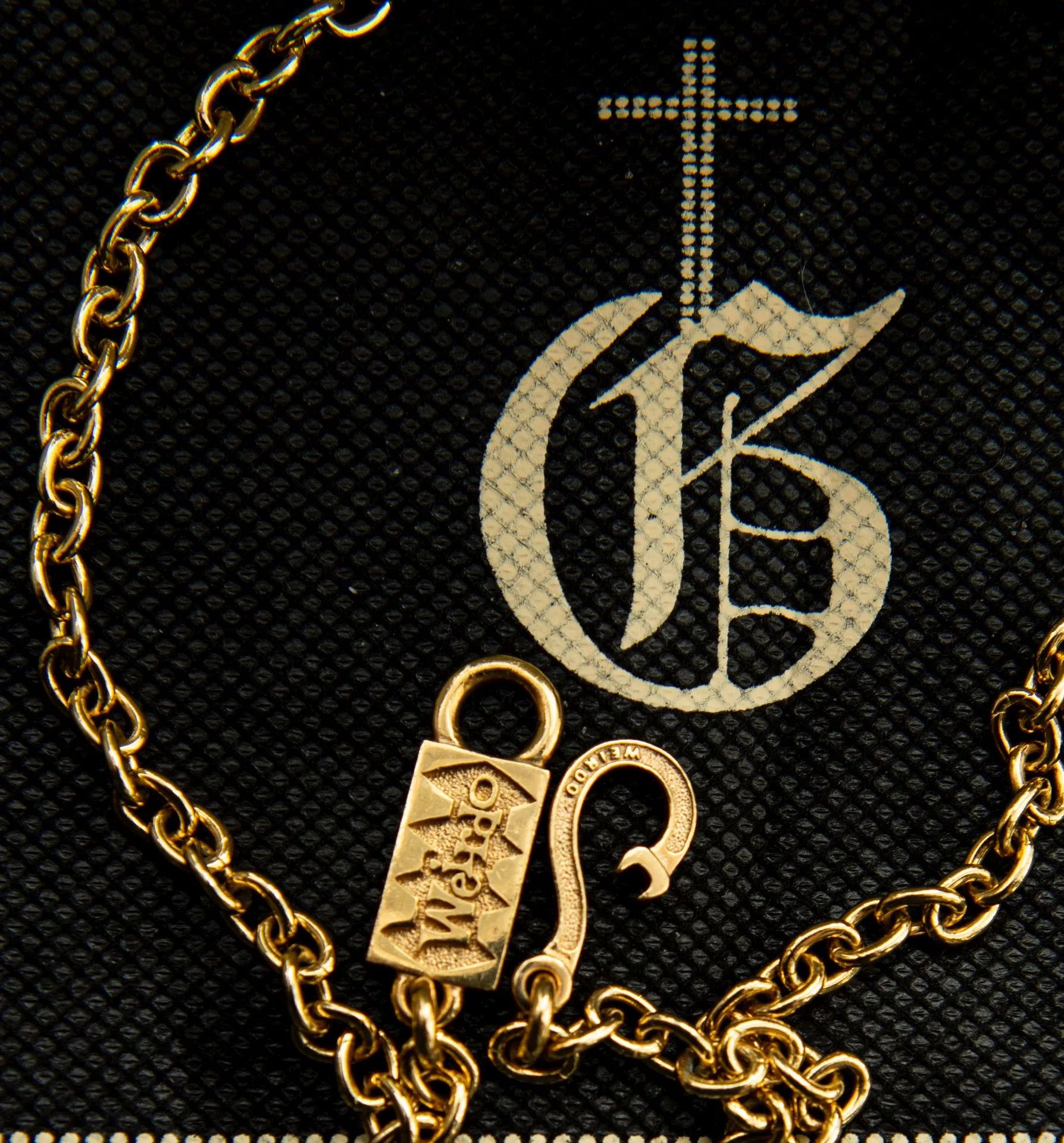 Odd Future Weirdo Wrench Logo Necklace in Gold Size ONE SIZE - 2 Thumbnail