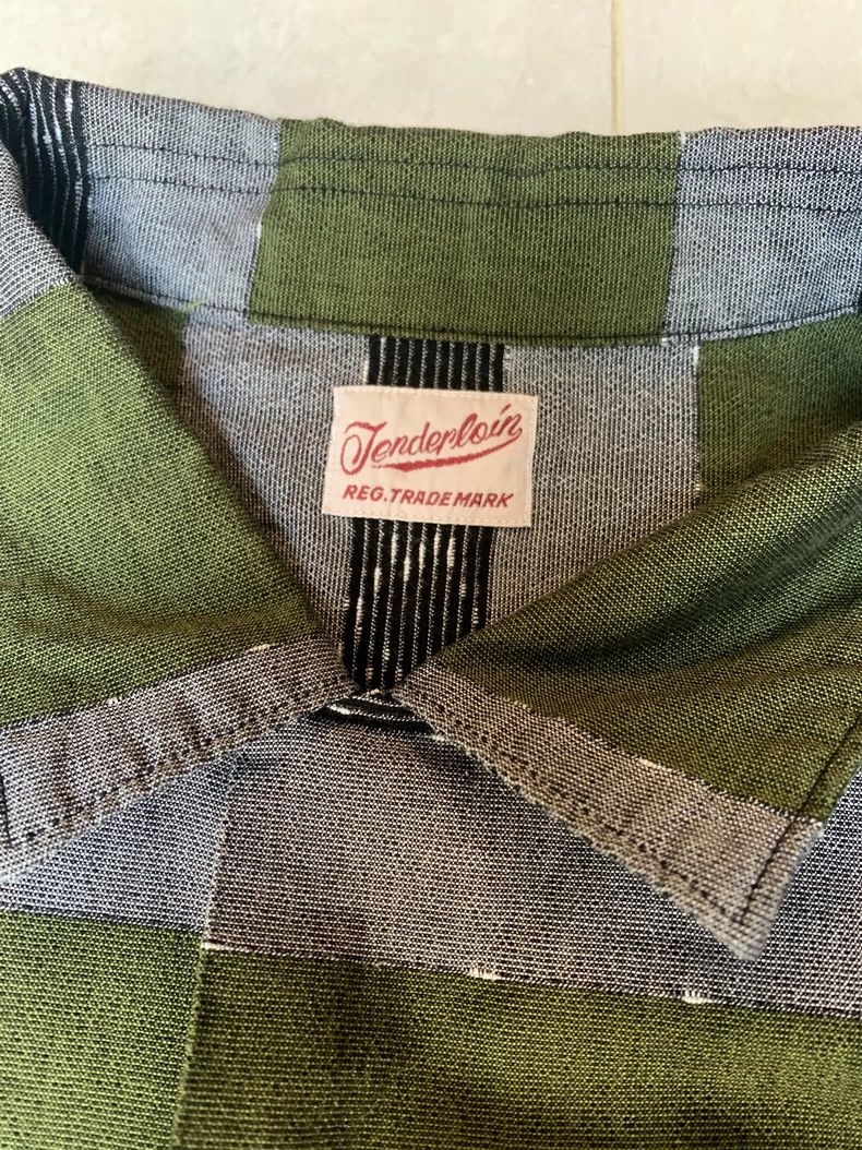 Tenderloin Tenderloin k-7 Striped Silk T-Shirt Size US XS / EU 42 / 0 - 3 Thumbnail