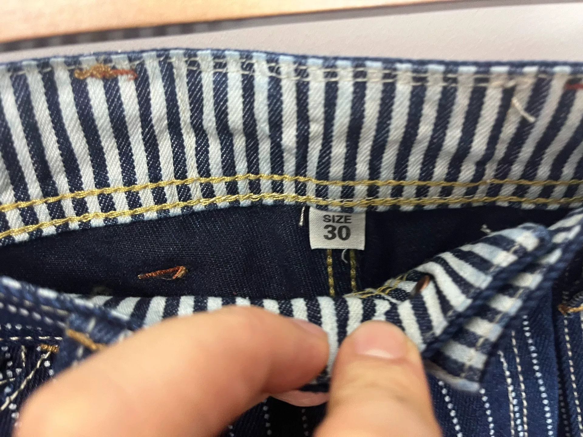 Freewheelers Freewheelers Striped Work Trousers 30*34 Size US 31 - 4 Thumbnail