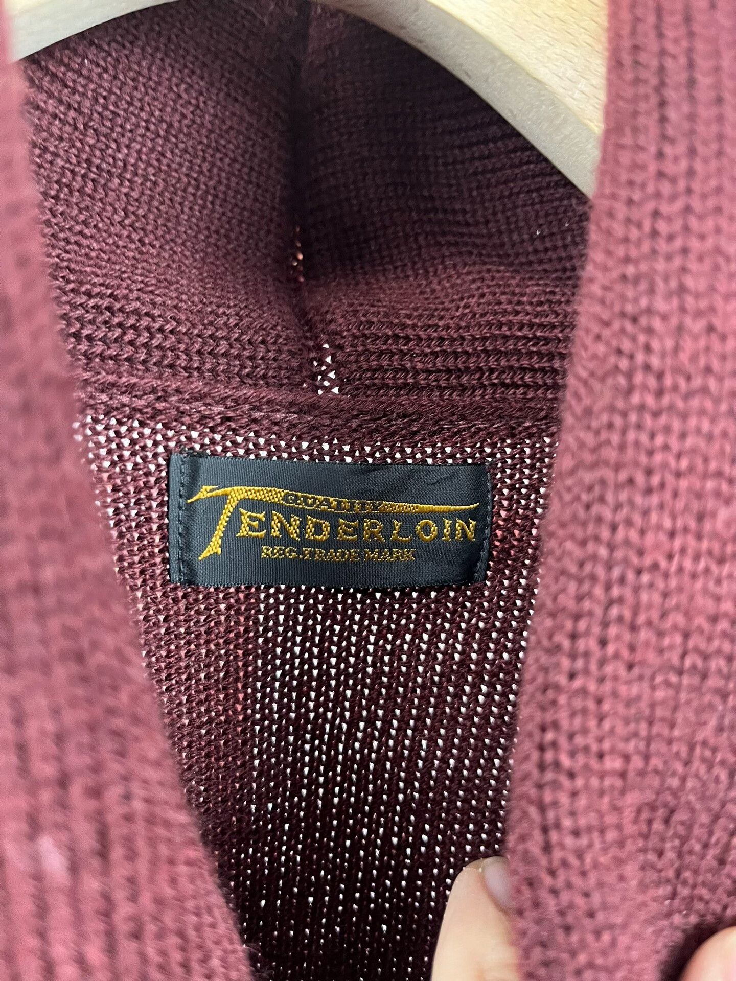 Tenderloin Tenderloin Wine Color Sweater Size S Size US S / EU 44-46 / 1 - 3 Thumbnail