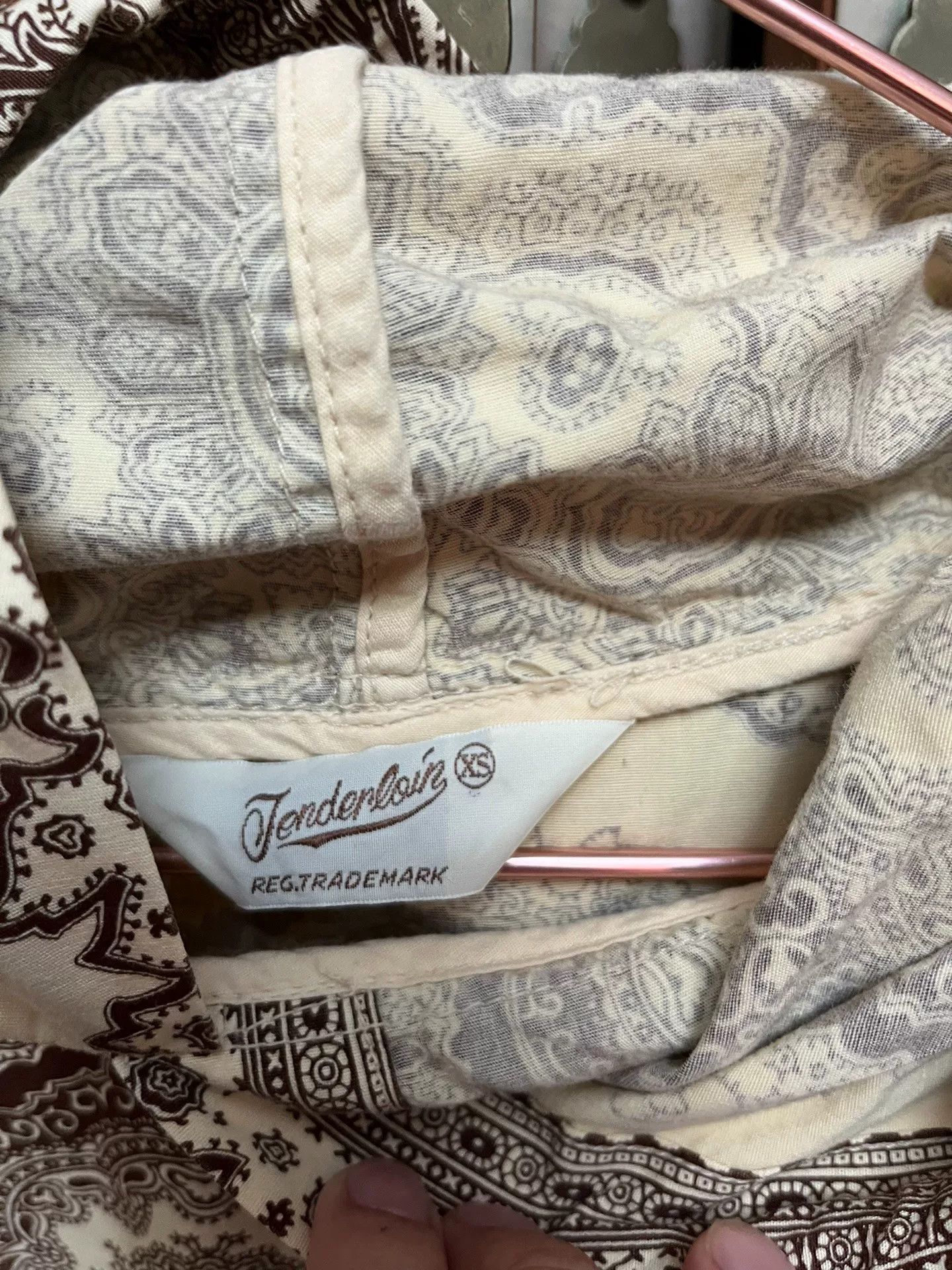 Tenderloin Tenderloin Paisley Hoodie in Brown Size US XS / EU 42 / 0 - 5 Thumbnail