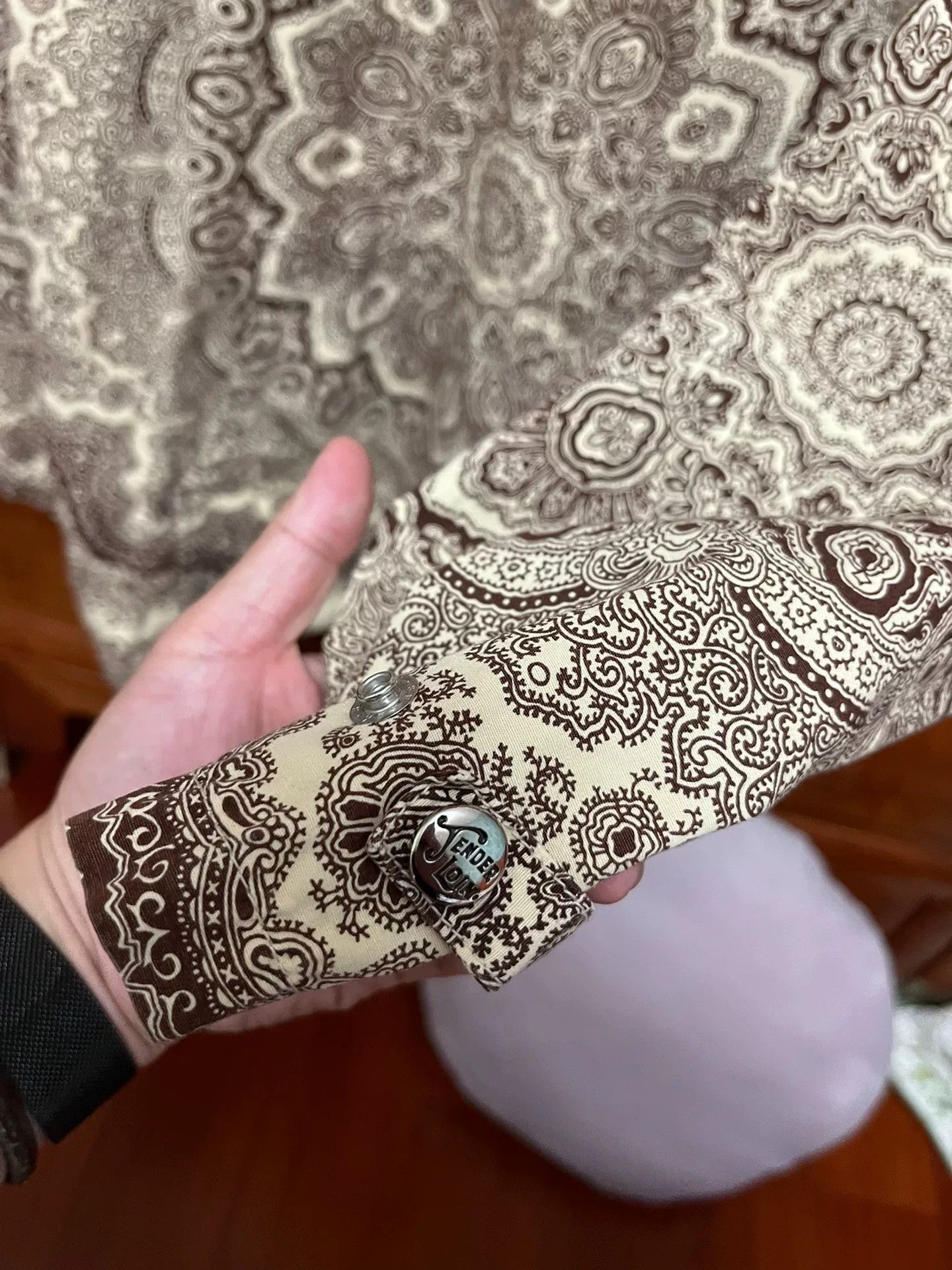 Tenderloin Tenderloin Paisley Hoodie in Brown Size US XS / EU 42 / 0 - 3 Thumbnail