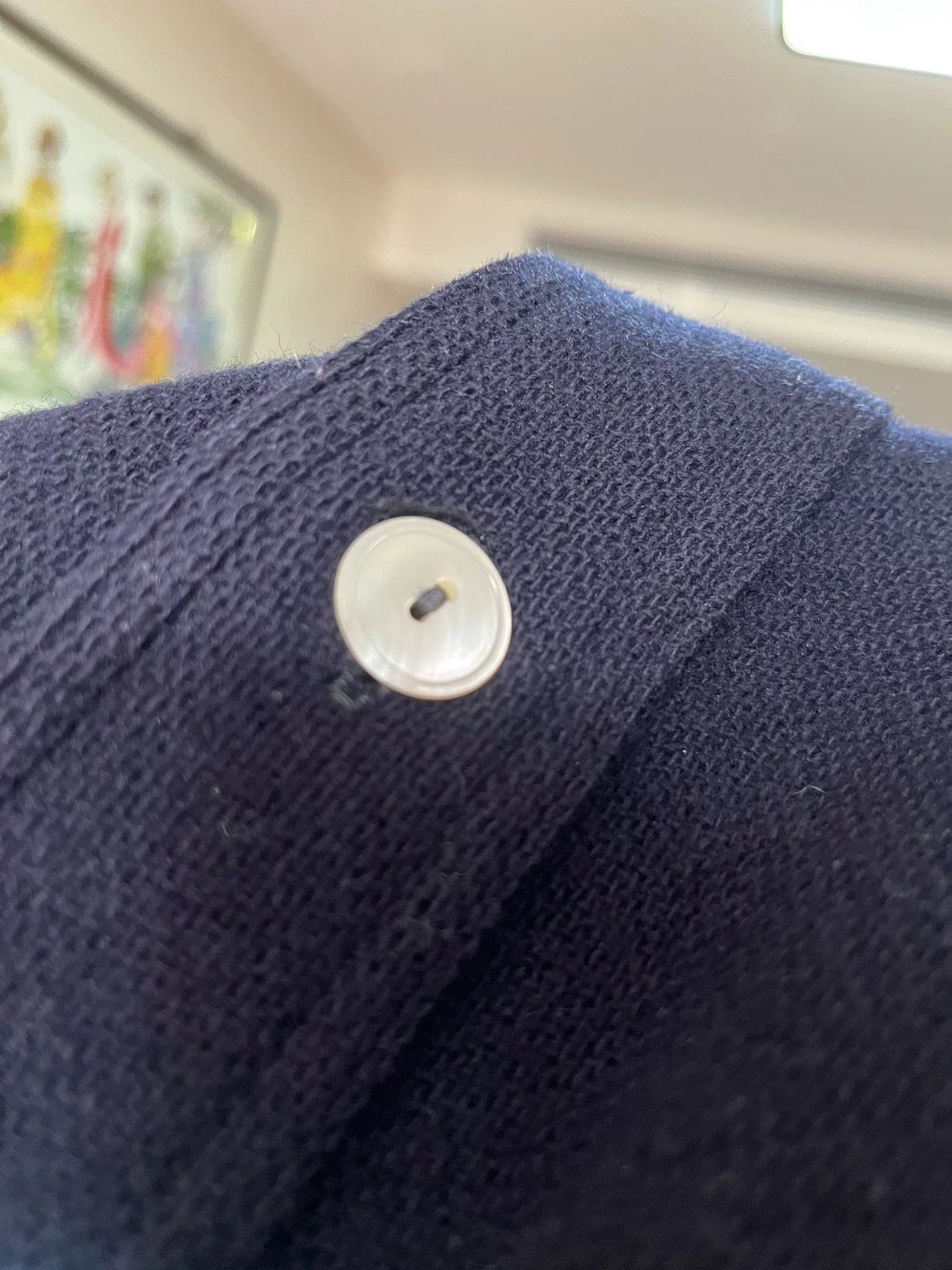 BLACK SIGN Navy Wool Shirt by Blacksign Size US M / EU 48-50 / 2 - 5 Thumbnail