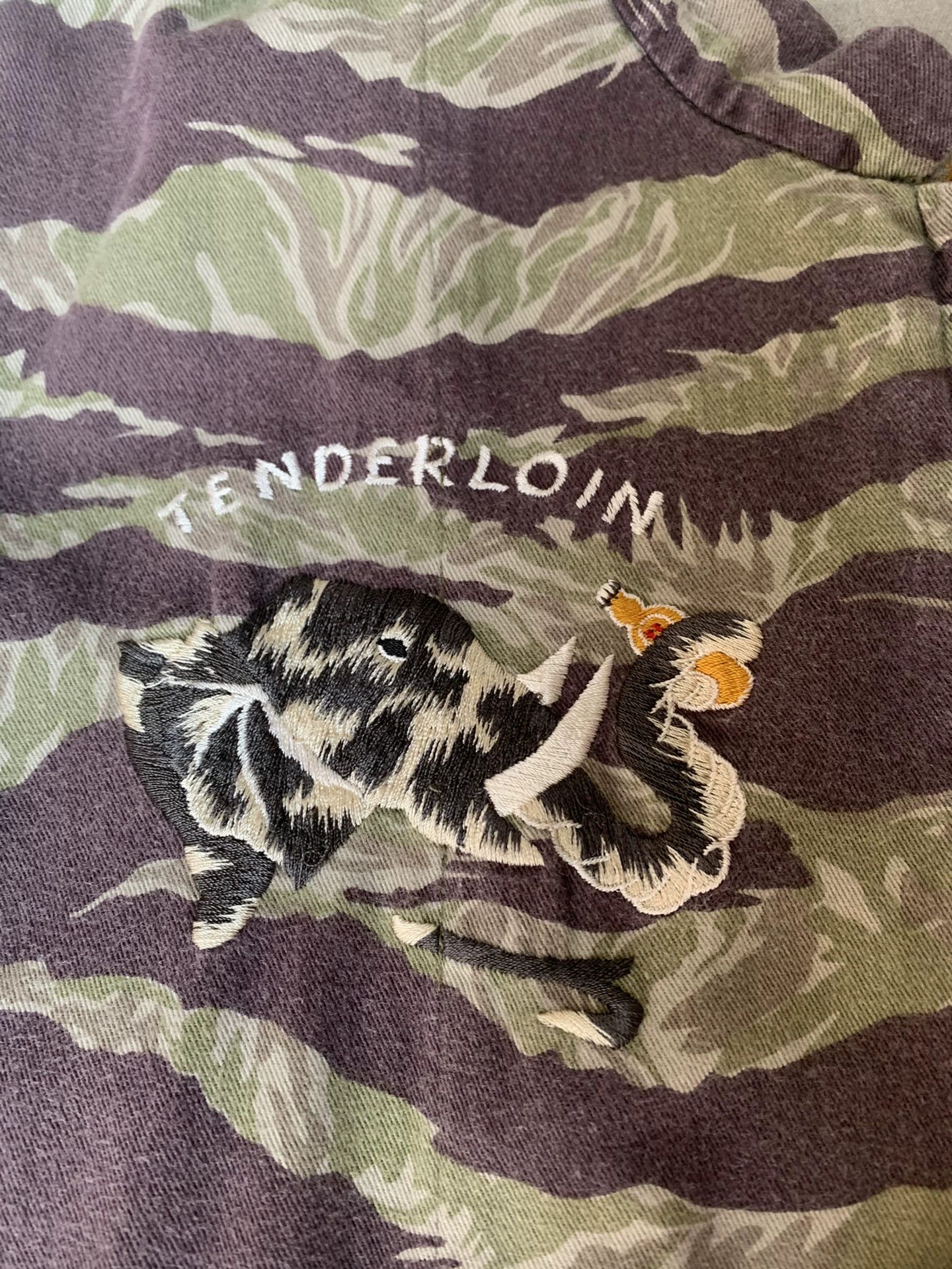 Tenderloin Tenderloin Elephant Embroidered Tiger Stripe Jacket Size US S / EU 44-46 / 1 - 4 Thumbnail
