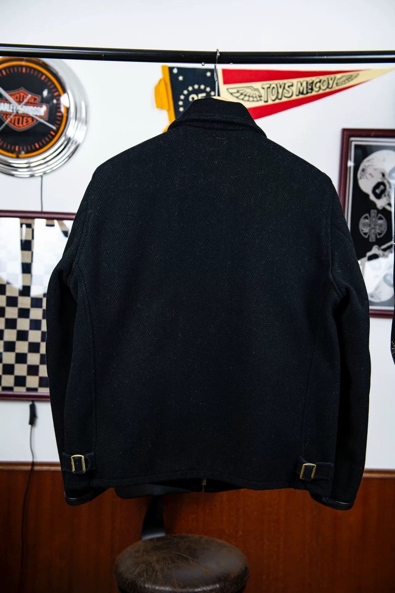BLACK SIGN Black Wool Coat by Black Sign Size US XXS / EU 40 - 2 Thumbnail