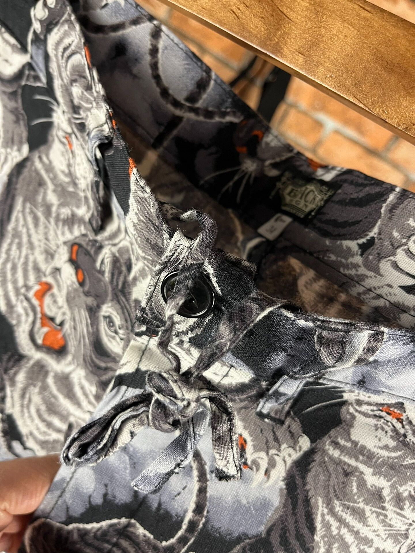 BLACK SIGN Blacksign Linen Shorts With Drawstring Size US 34 / EU 50 - 4 Thumbnail
