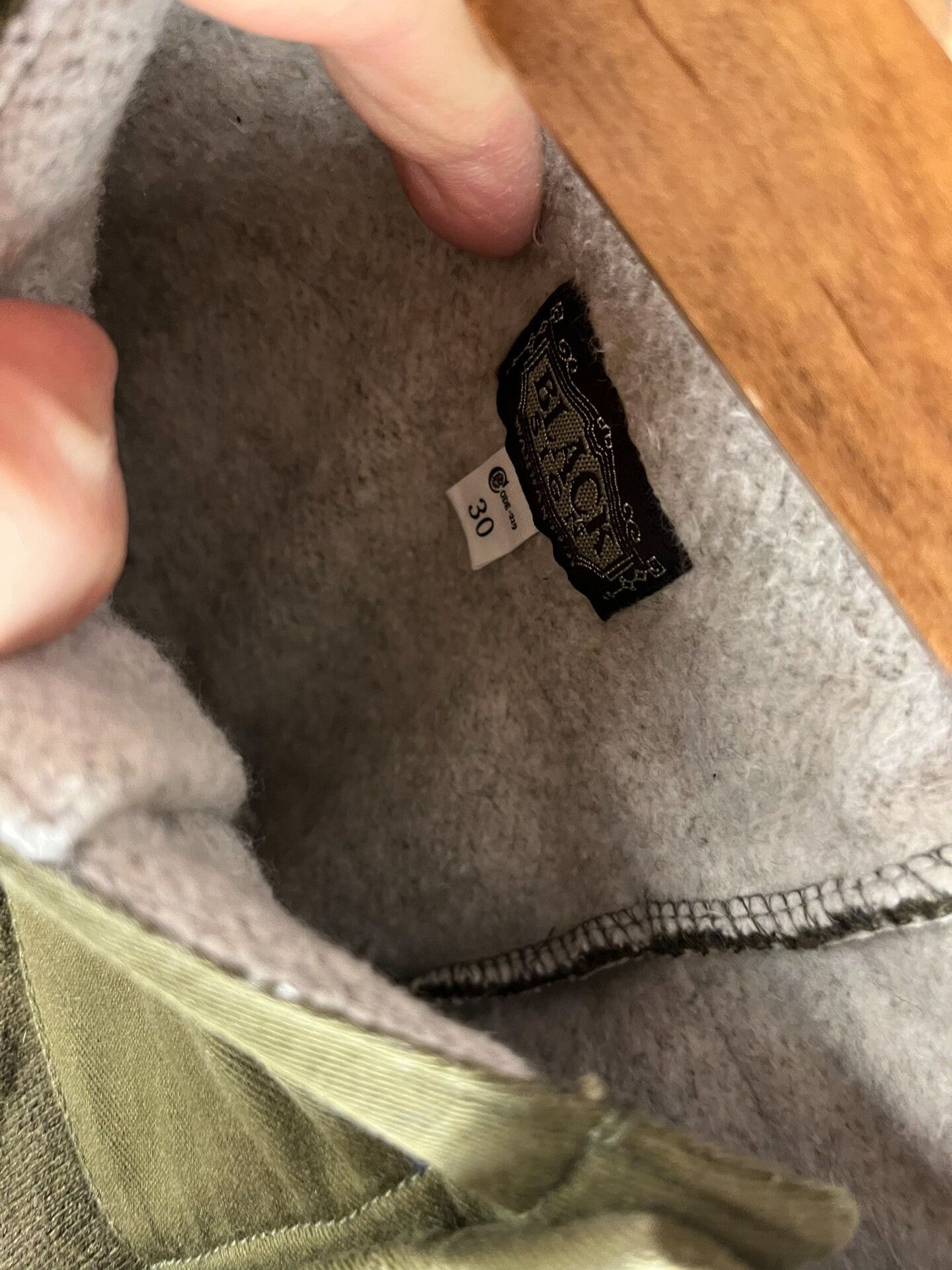 BLACK SIGN Blacksign Wool Blend Pants in Olive Green Size US 30 / EU 46 - 3 Thumbnail