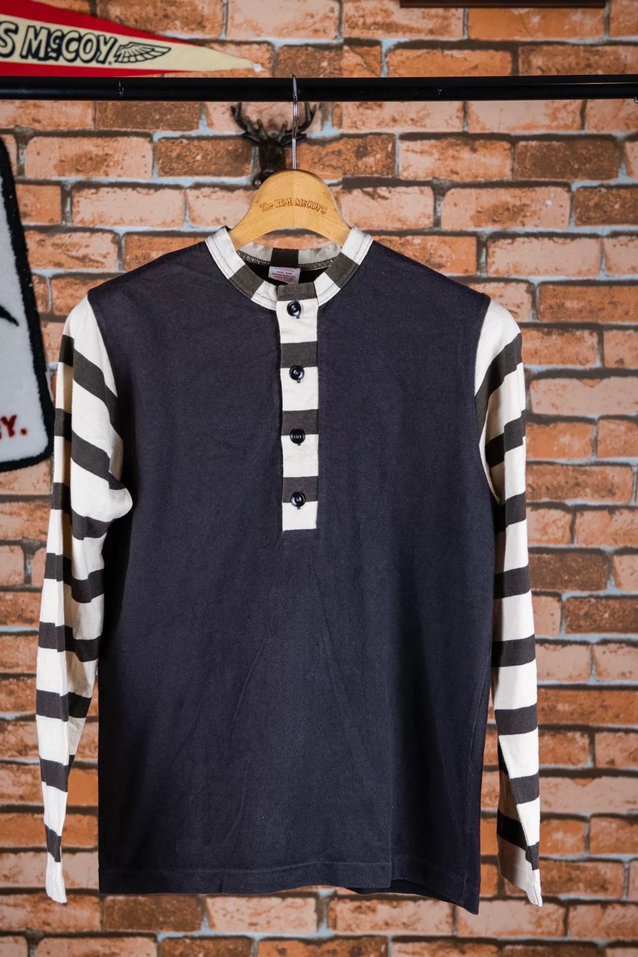 Freewheelers FREEWHEELERS Long Sleeve Striped T-Shirt Size US M / EU 48-50 / 2 - 2 Thumbnail