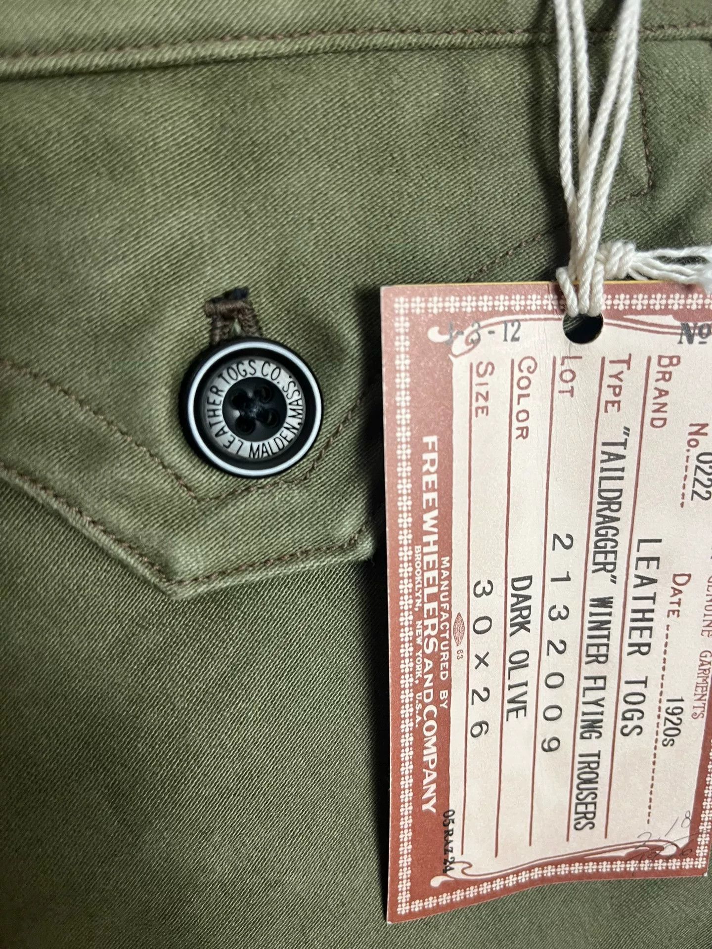 Freewheelers Freewheelers Taildragger Winter Flying Trousers Size US 30 / EU 46 - 4 Thumbnail