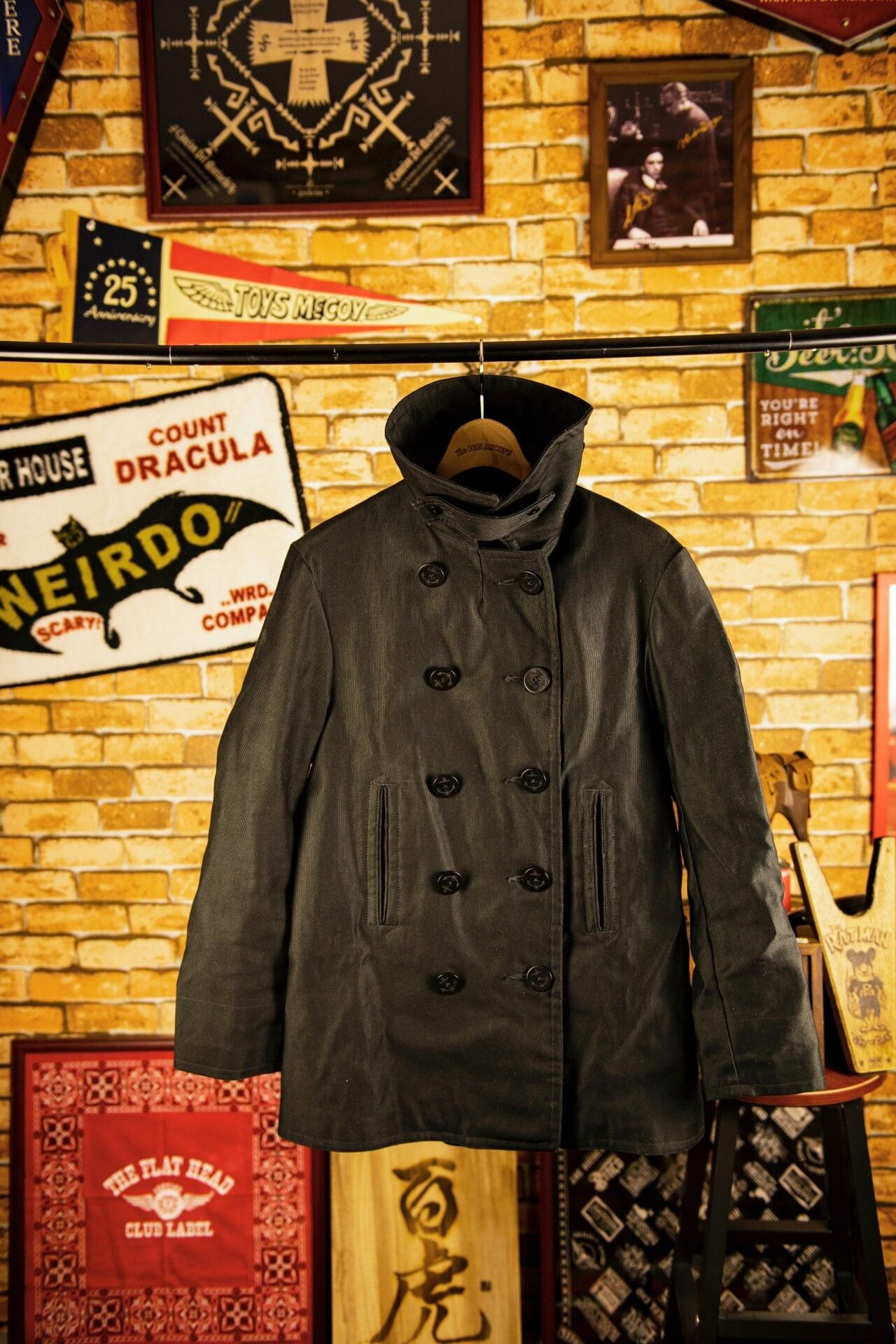 BLACK SIGN Black Navy Coat for Sale Size US M / EU 48-50 / 2 - 2 Thumbnail