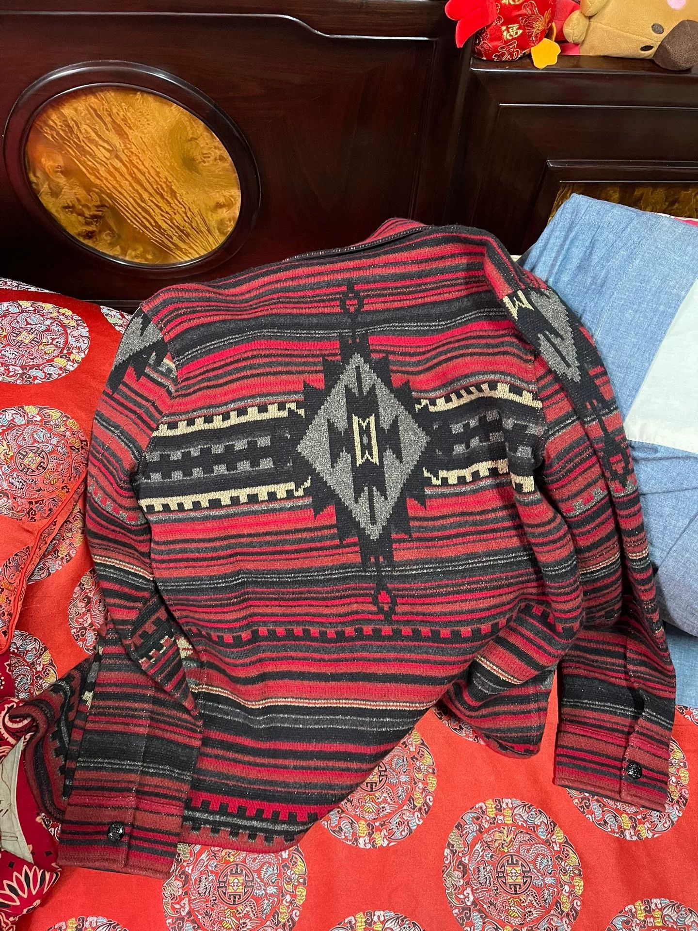RRL Ralph Lauren RRL Southwest Wool Shirt Size US S / EU 44-46 / 1 - 4 Thumbnail