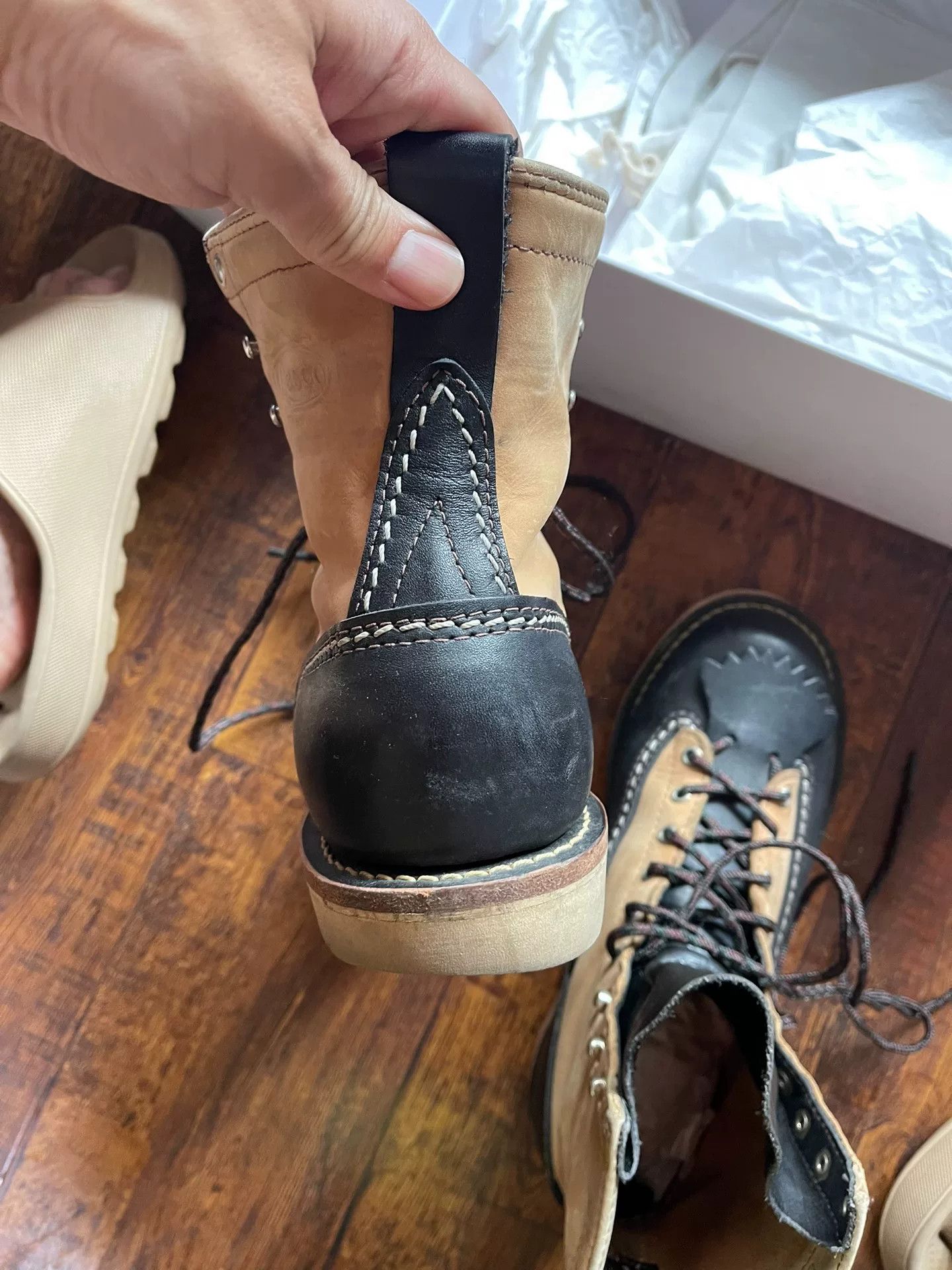 WESCO Wesco Two-Tone Leather Boots Size US 8.5 / EU 41-42 - 3 Thumbnail