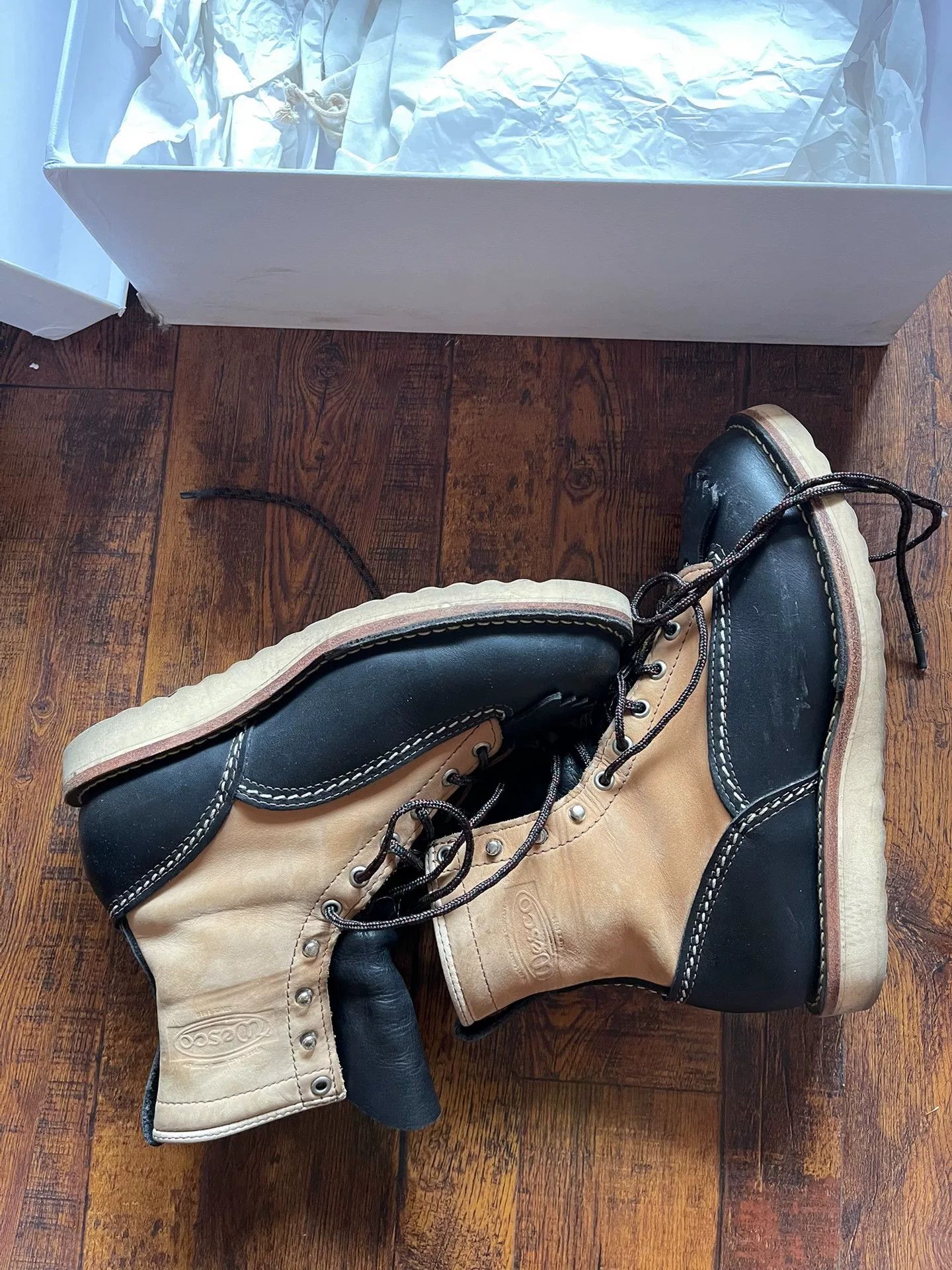 WESCO Wesco Two-Tone Leather Boots Size US 8.5 / EU 41-42 - 7 Thumbnail