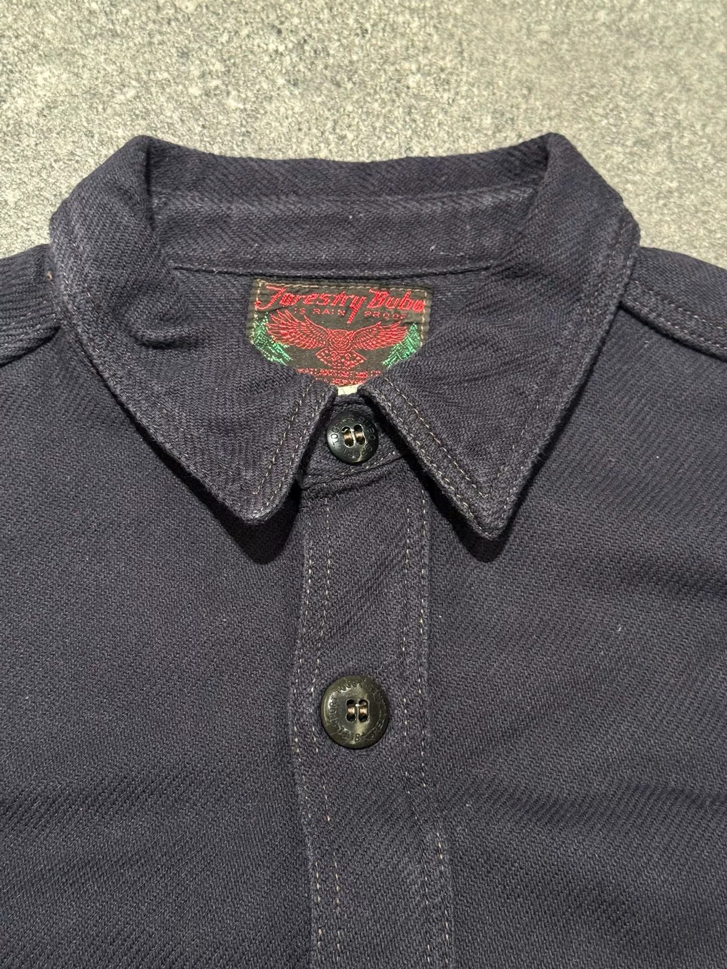 Freewheelers Freewheelers Thick Shirt in Dark Blue Size US M / EU 48-50 / 2 - 3 Thumbnail