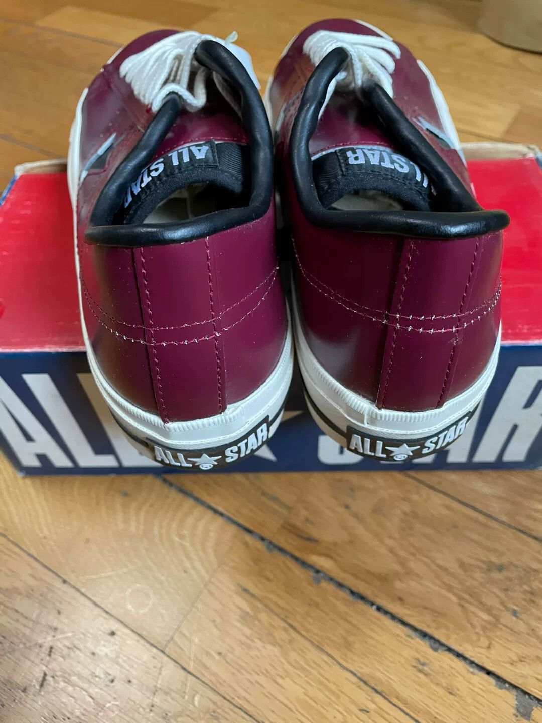 Nissan Converse One Star Ox Wine/Black Sneakers Size US 5.5 / EU 38 - 3 Thumbnail