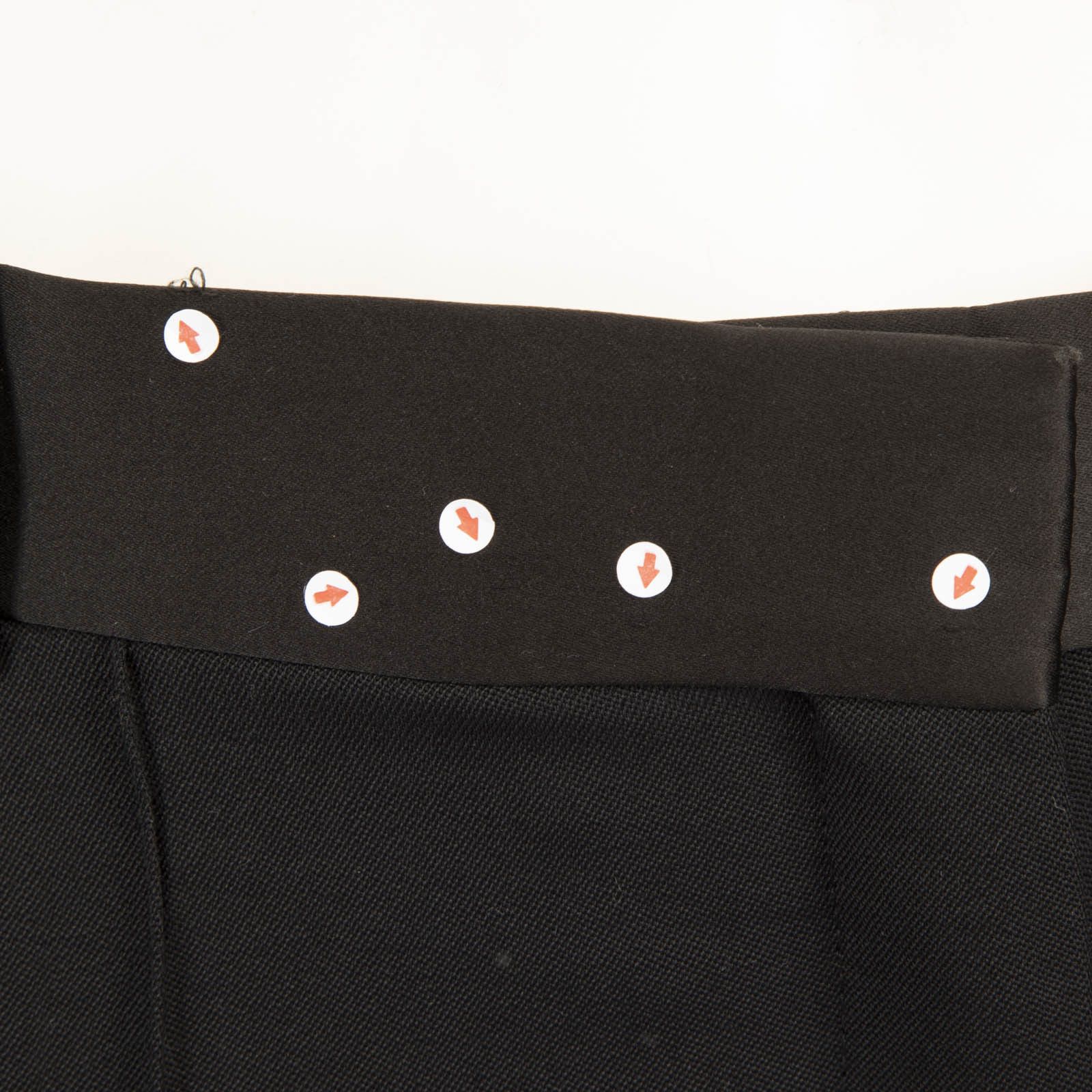Celine Black Wool Skinny Fit Trousers Size 30" / US 8 / IT 44 - 4 Thumbnail