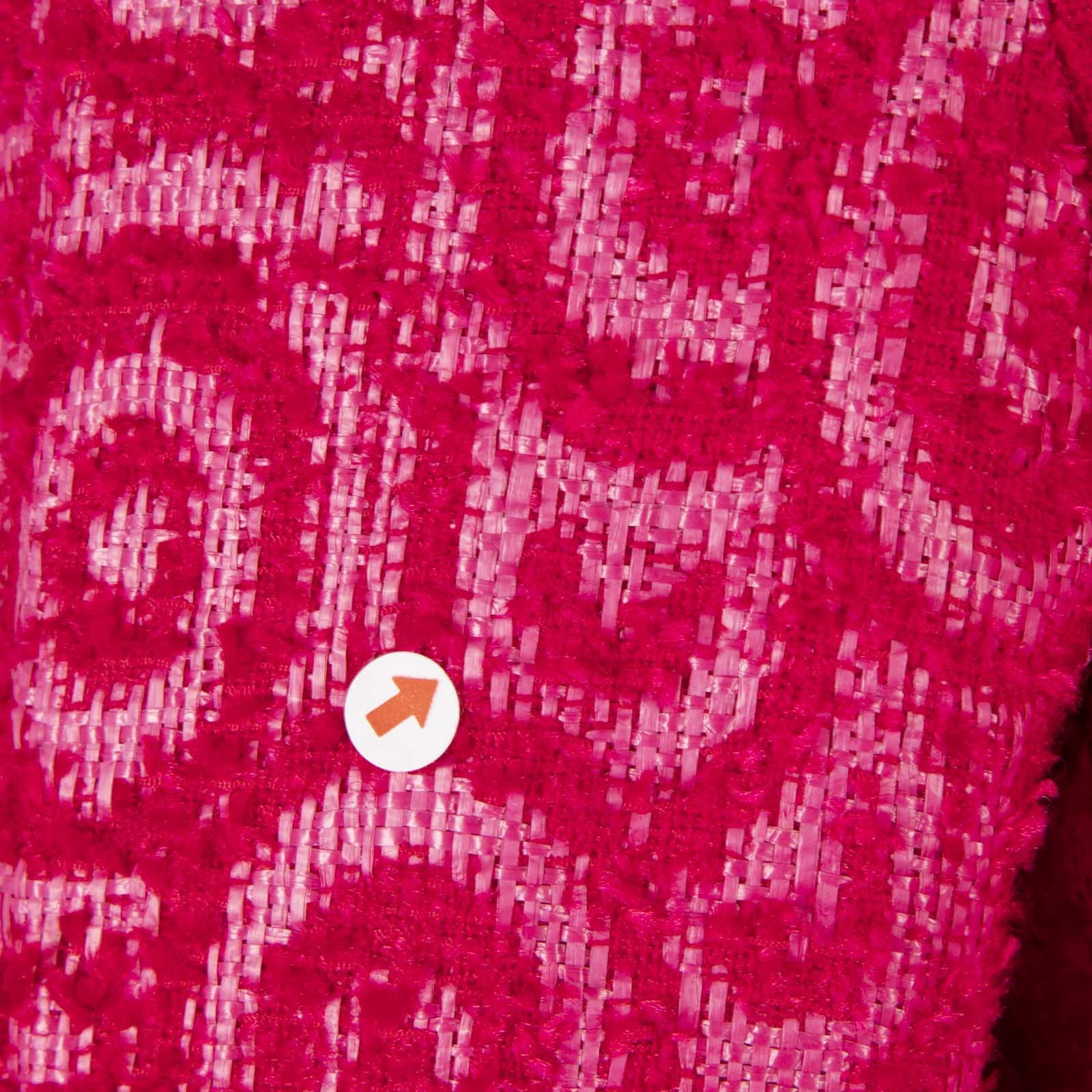 Alice + Olivia Pink Swirl Pattern Jacket Size L / US 10 / IT 46 - 7 Thumbnail