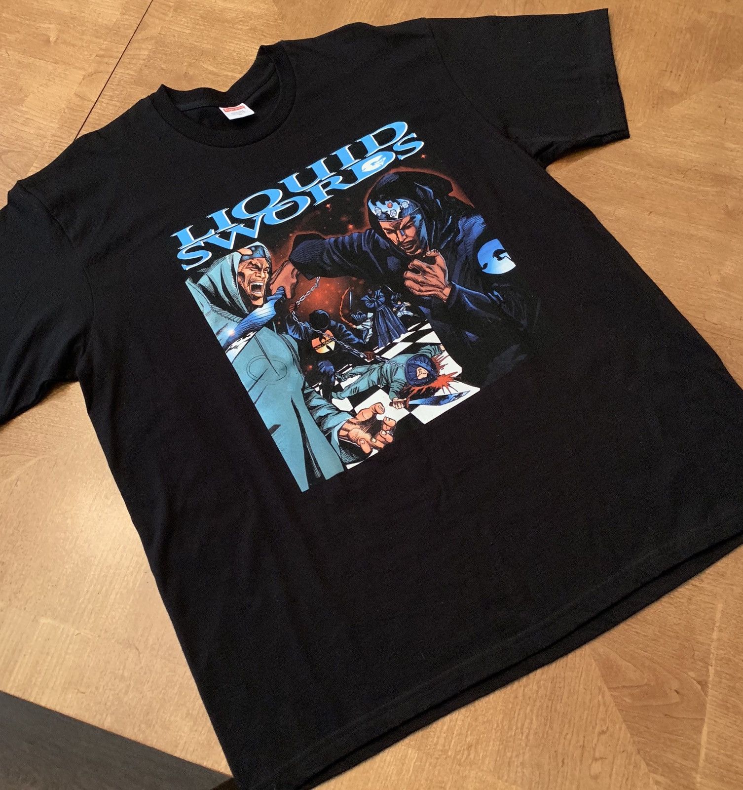 Image of Supreme Liquid Swords Tee Black, Men's (Size XL)