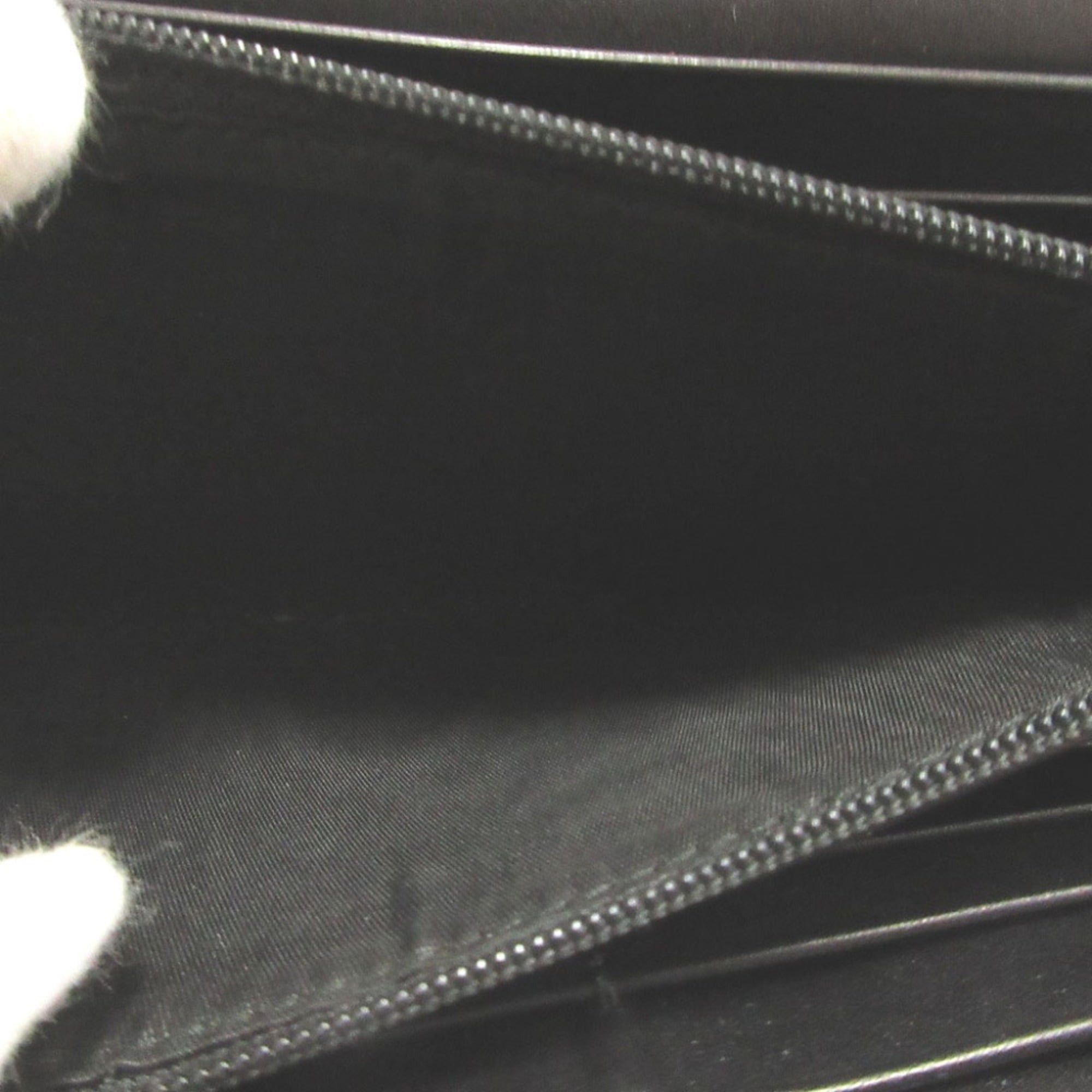 Gucci Excellent condition Gucci Soft Stirrup 27718 suede leather black bi-fold long wallet 0479 Size ONE SIZE - 6 Thumbnail