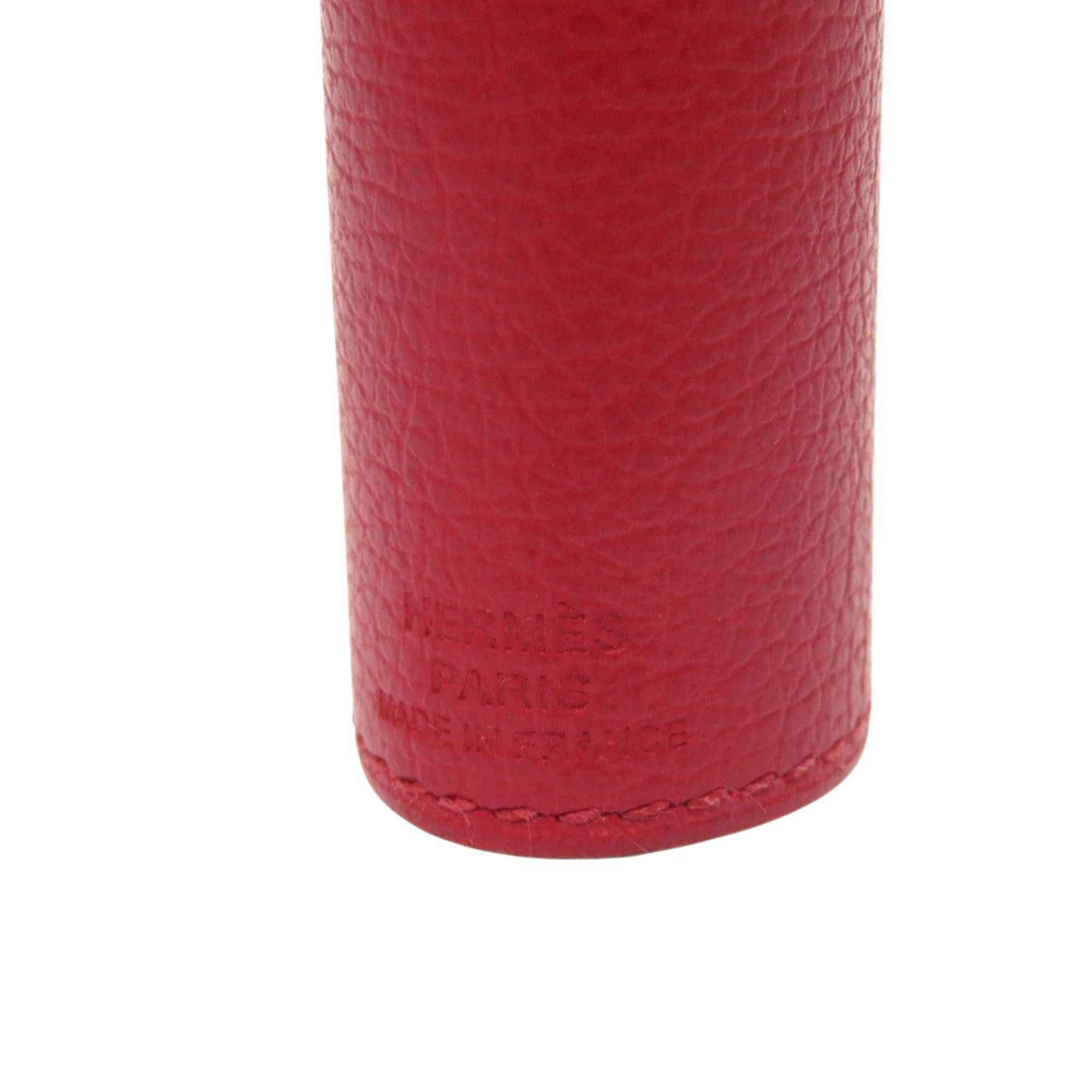 Hermes Excellent condition Hermès lipstick case, Evercolor Rouge Piment, Y stamp, 0167 Size ONE SIZE - 3 Thumbnail