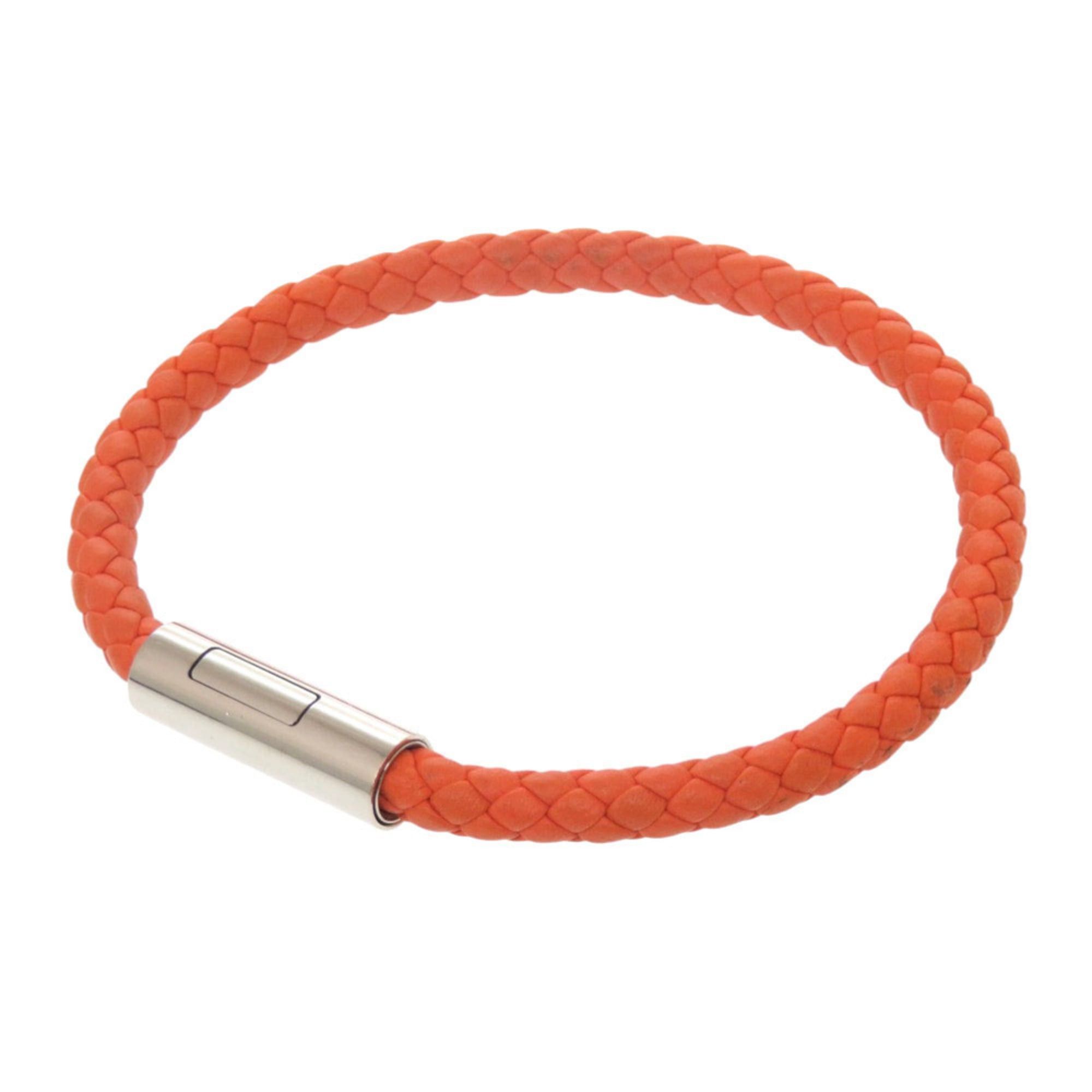 Hermes Like new Hermes Goliath leather orange bracelet accessory 0156 Size ONE SIZE - 3 Thumbnail